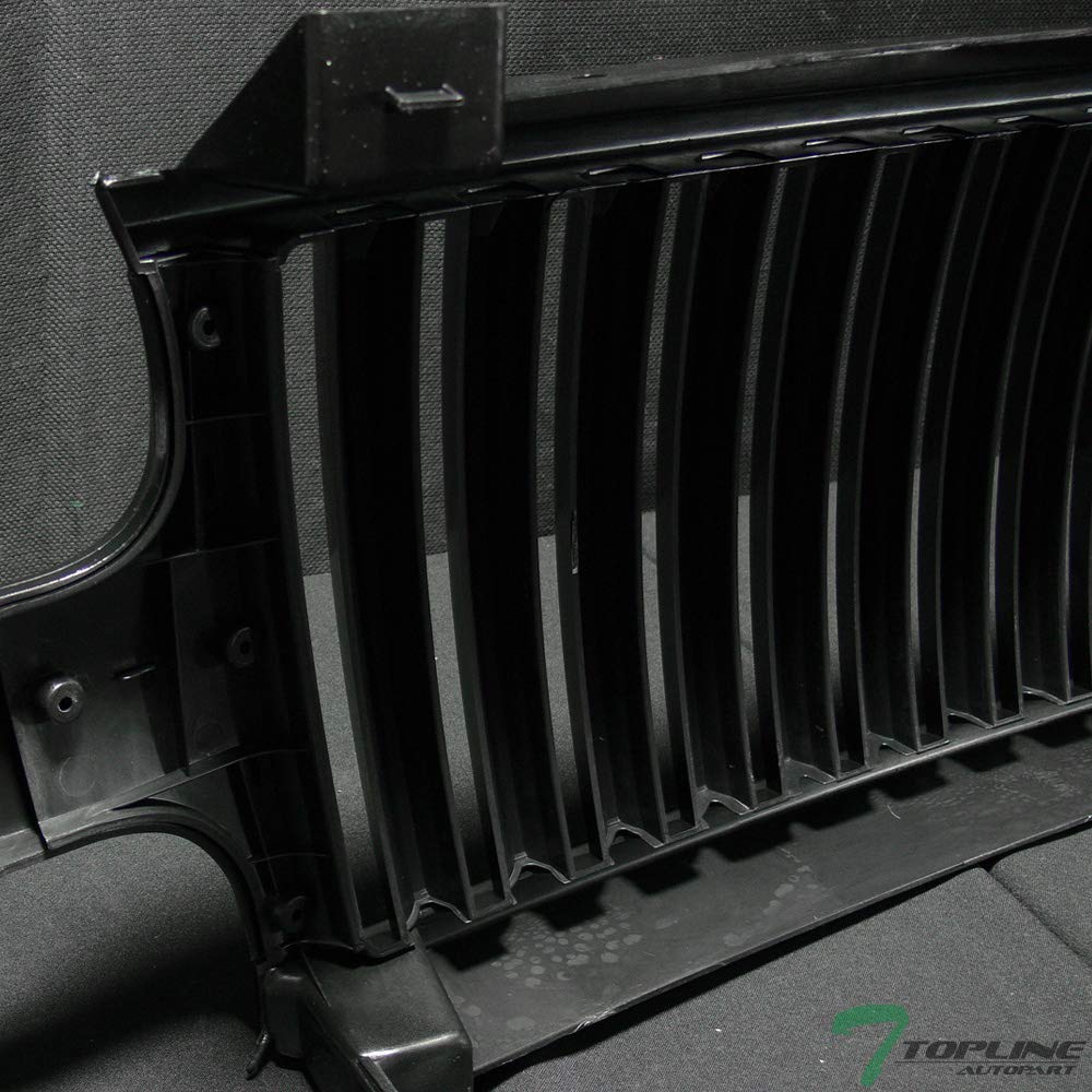 1999-2002 Chevy Silverado 1500 2500 & 2000-2006 Tahoe Suburban Gloss Black Vertical Front Bumper Grille - Replacement Grill for Enhanced Style & Protection - Perfect for Off-Roading, Car Shows & Daily Driving