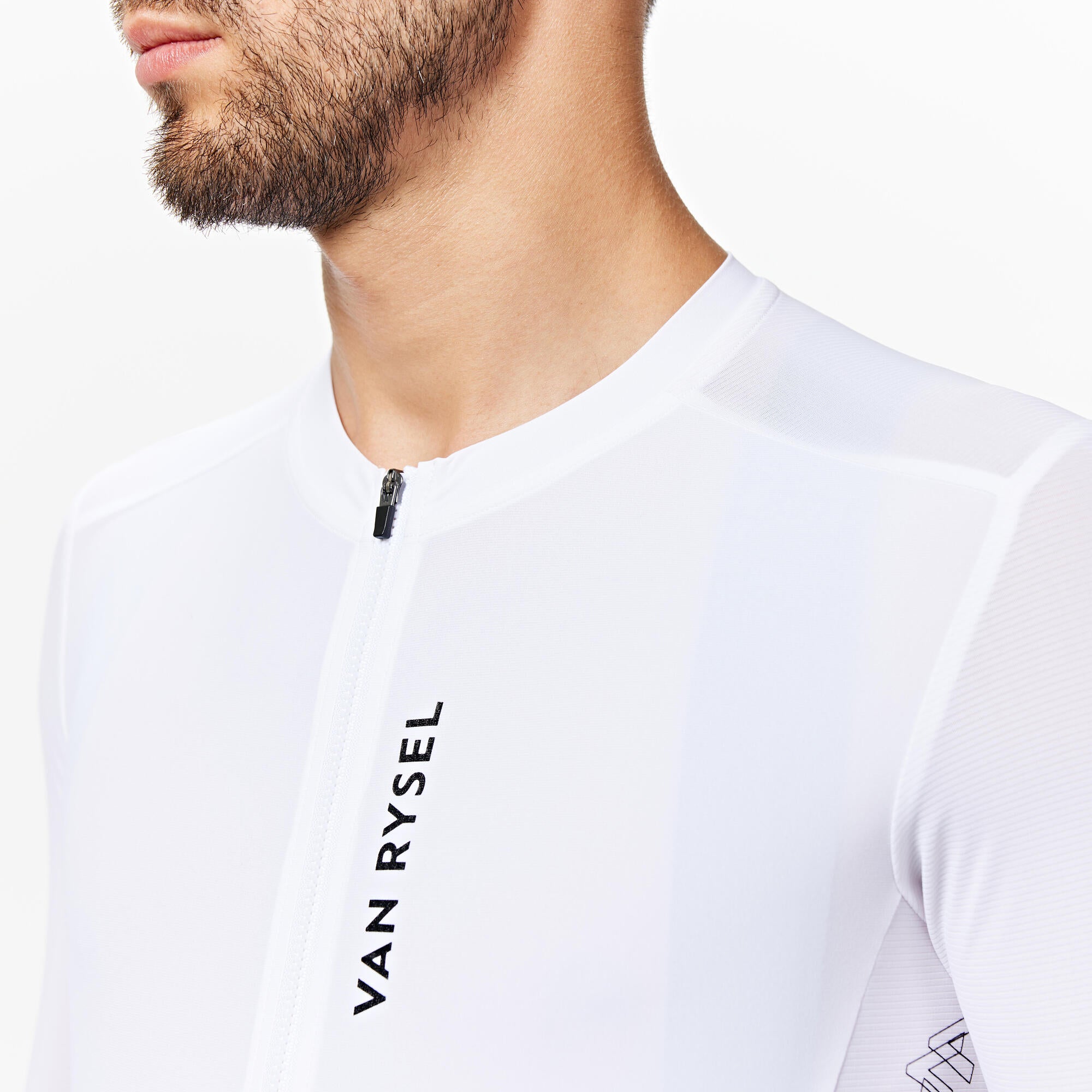 Van Rysel Unisex RCR 2 Short Sleeve Cycling Jersey - Breathable & Moisture-Wicking for Road Biking & Outdoor Sports