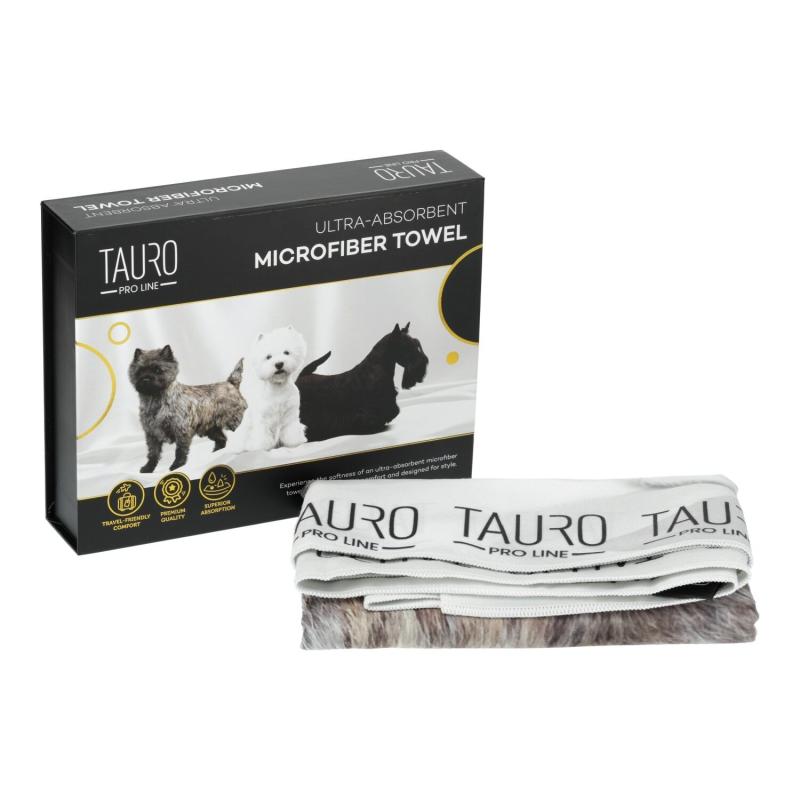 Tauro Pro Line Microfiber Towel - Ultra Absorbent, Quick Drying, Unique Design for Gym, Sports & Car Detailing