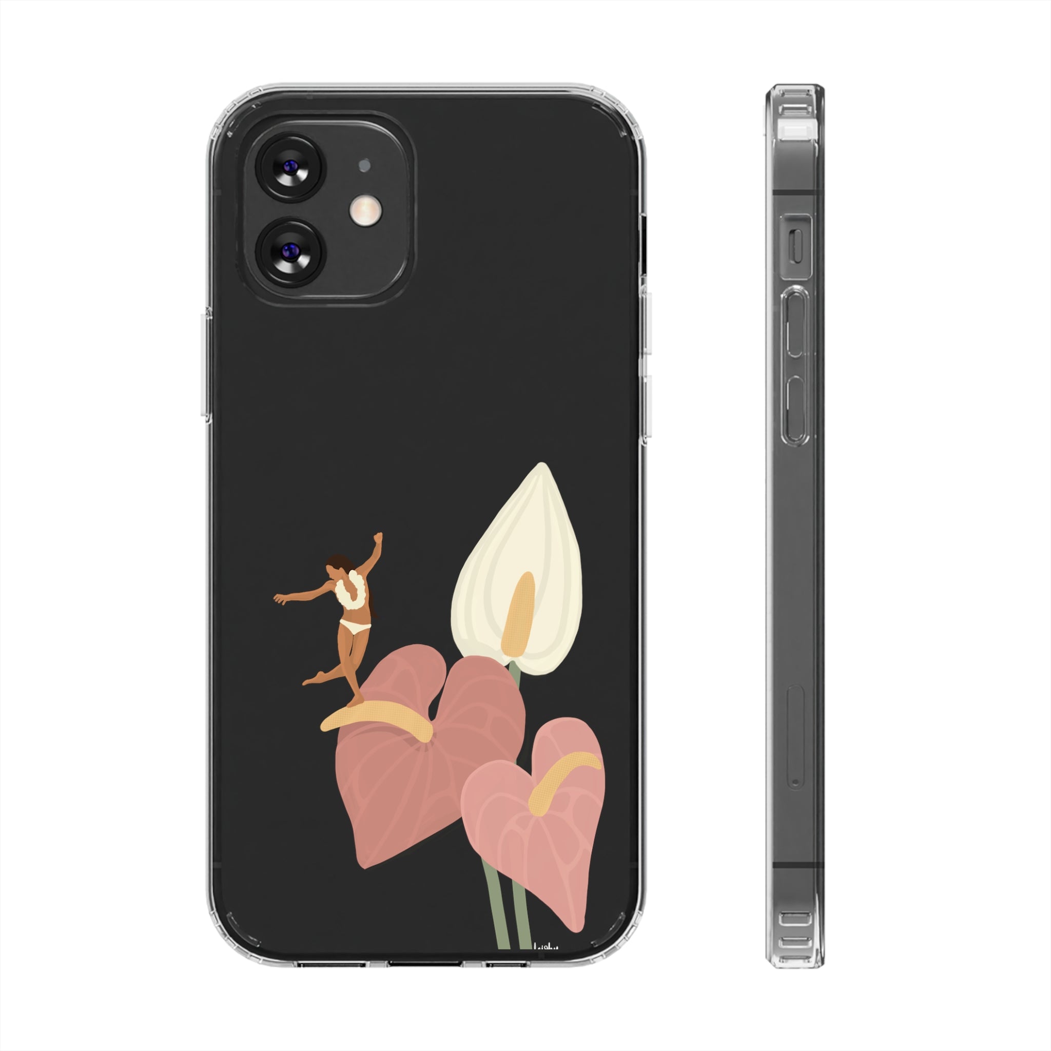 He'e Nalu Clear Phone Case - Ultra Slim Protective Cover for iPhone & Samsung - Perfect for Beach, Surfing & Outdoor Activities