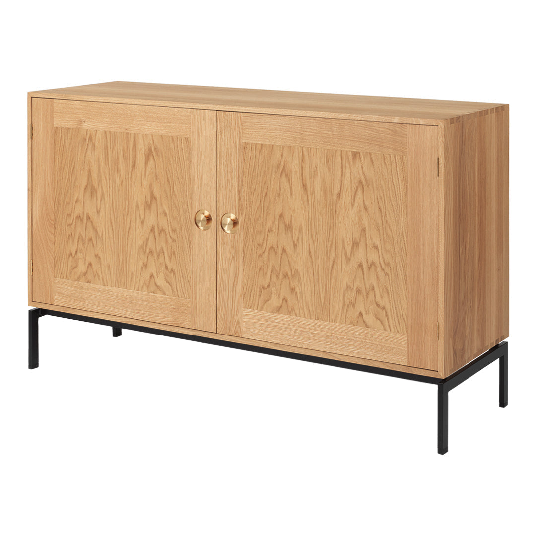 FK632115F Modern Standing Cabinet with Adjustable Shelves - Sturdy Storage Solution for Living Room, Bedroom, or Office Organization