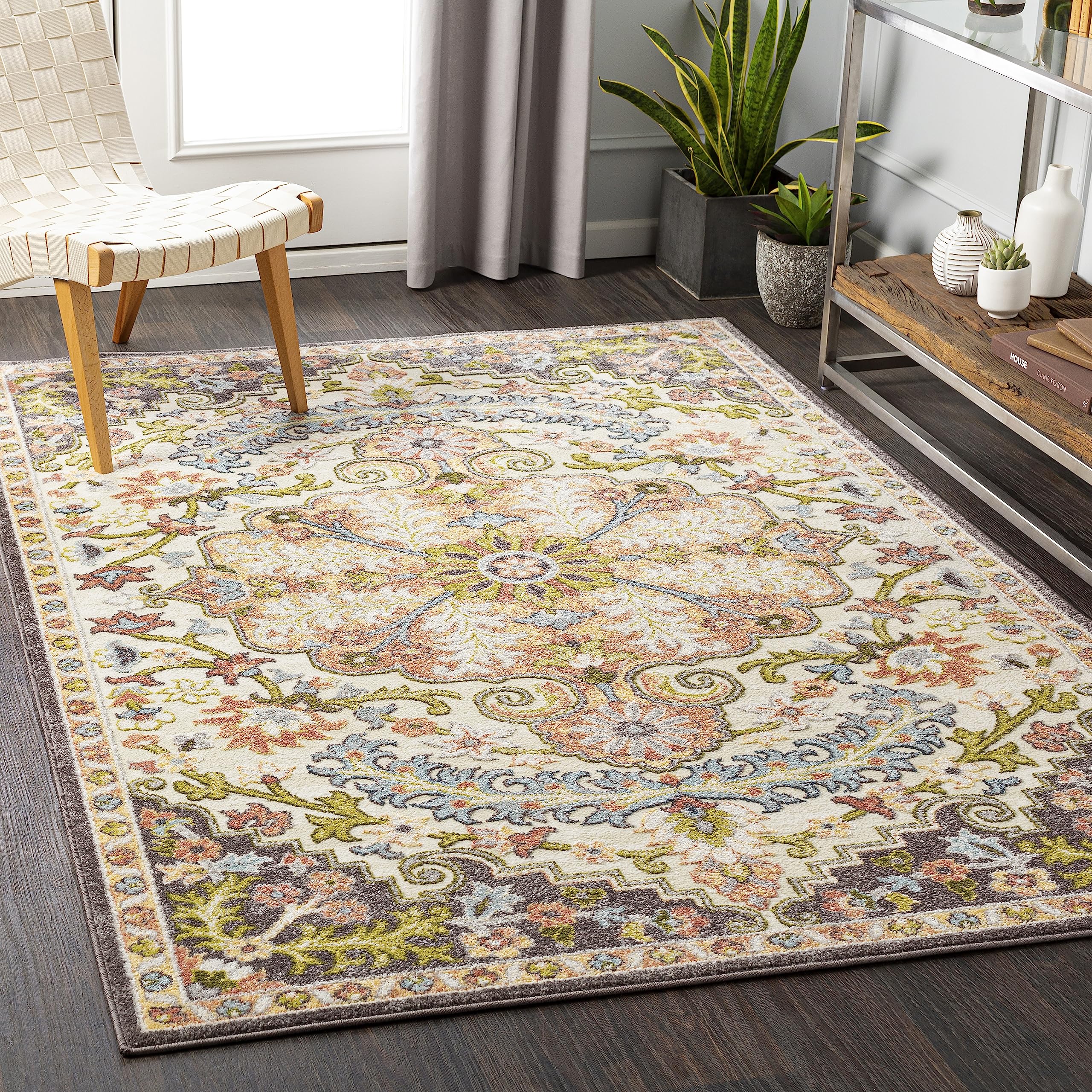 Livabliss Donte Terracotta Area Rug 5'3