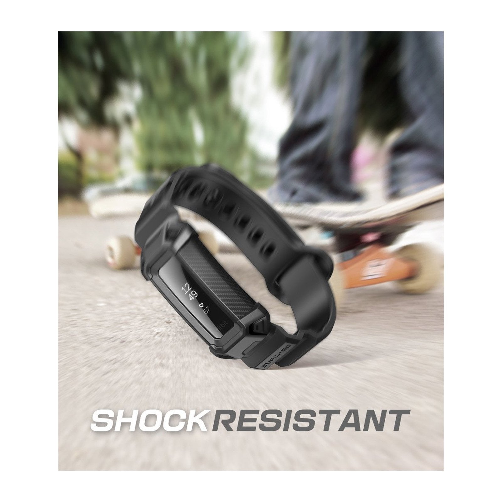 Fitbit Alta Unicorn Beetle Pro Case - Black Protective Wristband Cover for Fitbit Alta (Open Box) | Durable & Lightweight for Workouts, Running & Daily Wear
