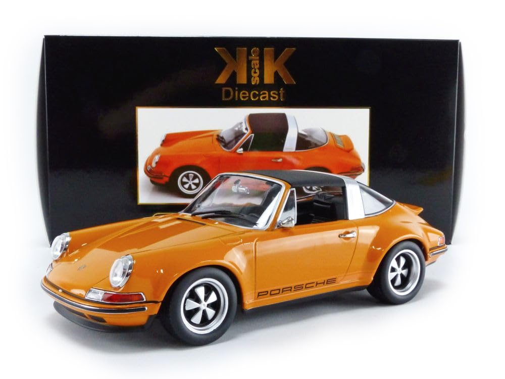 Kk Scale Models 1:18 Collectible Miniature Car - 180472OR Orange Diecast Model for Display & Collection - Perfect for Car Enthusiasts, Gift Giving, and Home Office Decor