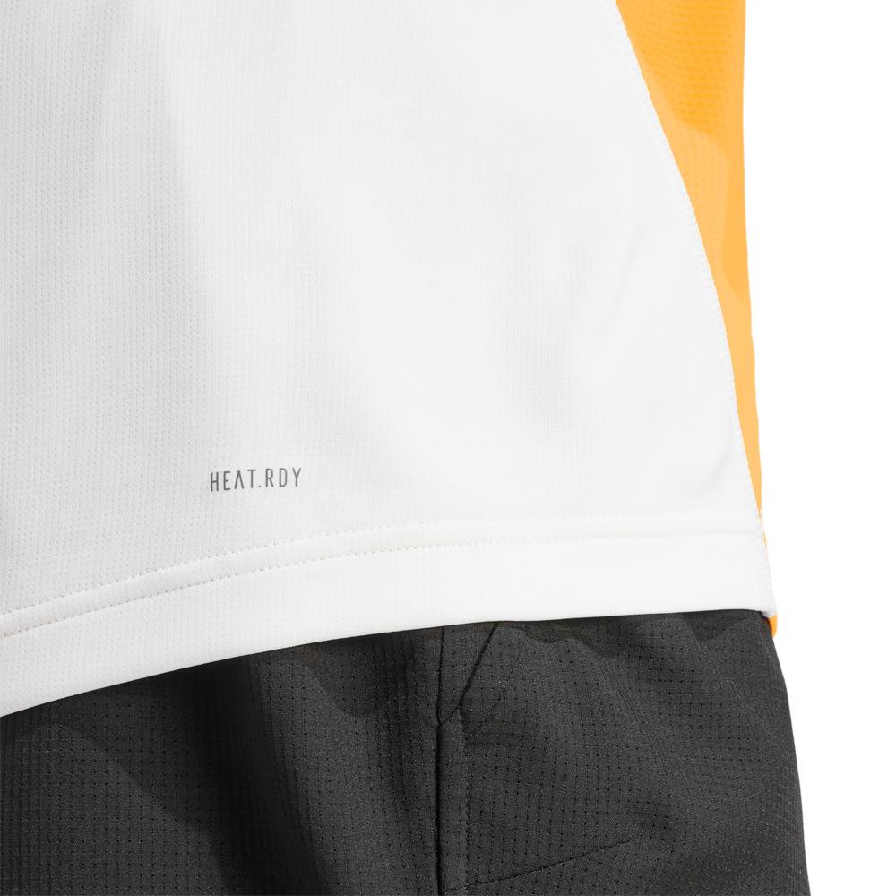Adidas Men's Pro Freelift Performance T-Shirt - Moisture Wicking, Breathable Activewear (Spark/White) for Gym, Running & Workouts