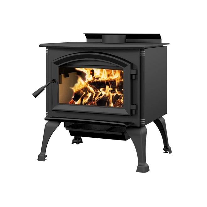 Enerzone Solution 2.3 EPA Certified Wood Burning Stove - Efficient Heating for Cabins, Homes & Outdoor Spaces