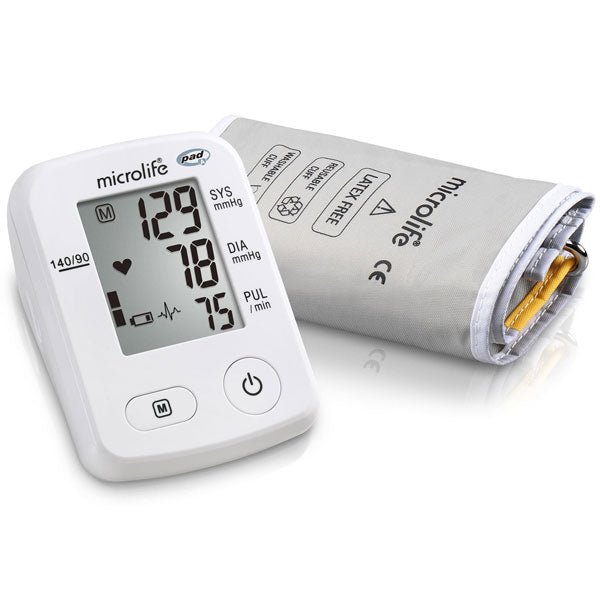 Micro Life Blood Pressure Monitor with PAD Technology - Accurate Digital BP Cuff for Home Use, BPA2 | Ideal for Daily Health Monitoring & Heart Care