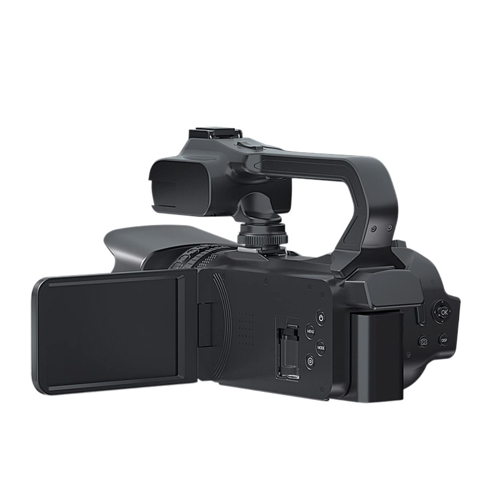 AUBEST 4K Video Camera Camcorder - 64MP Digital Camera with Rotating Touch Screen, Live Streaming, Built-in MIC & Light - Perfect for Vlogging, YouTube Recording, Travel Filming (Includes 32GB SD Card)
