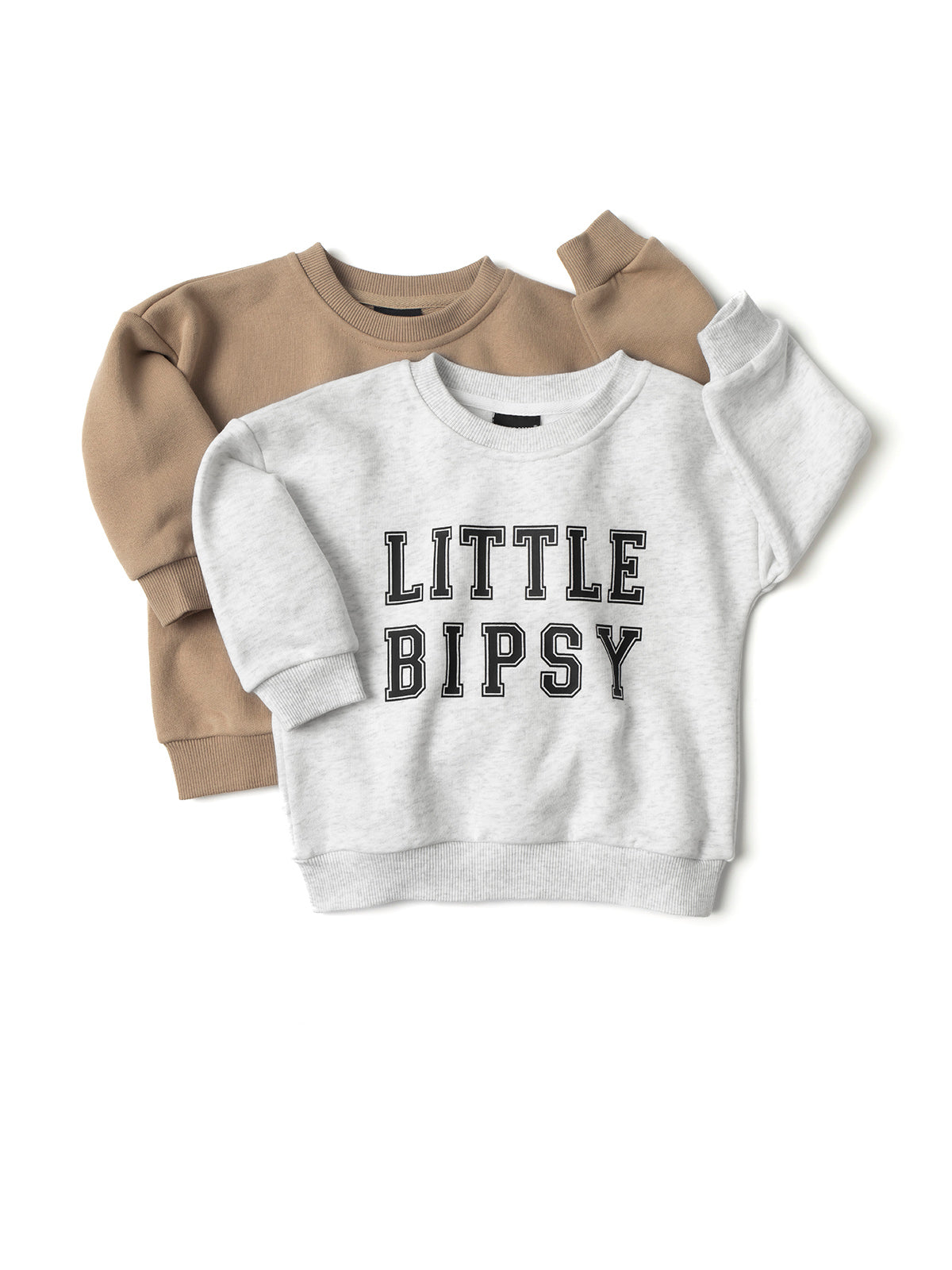 LB Collegiate Crewneck Sweatshirt - Soft Grey Cotton Pullover for Men & Women | Casual Wear, Street Style, College Outfit, Loungewear