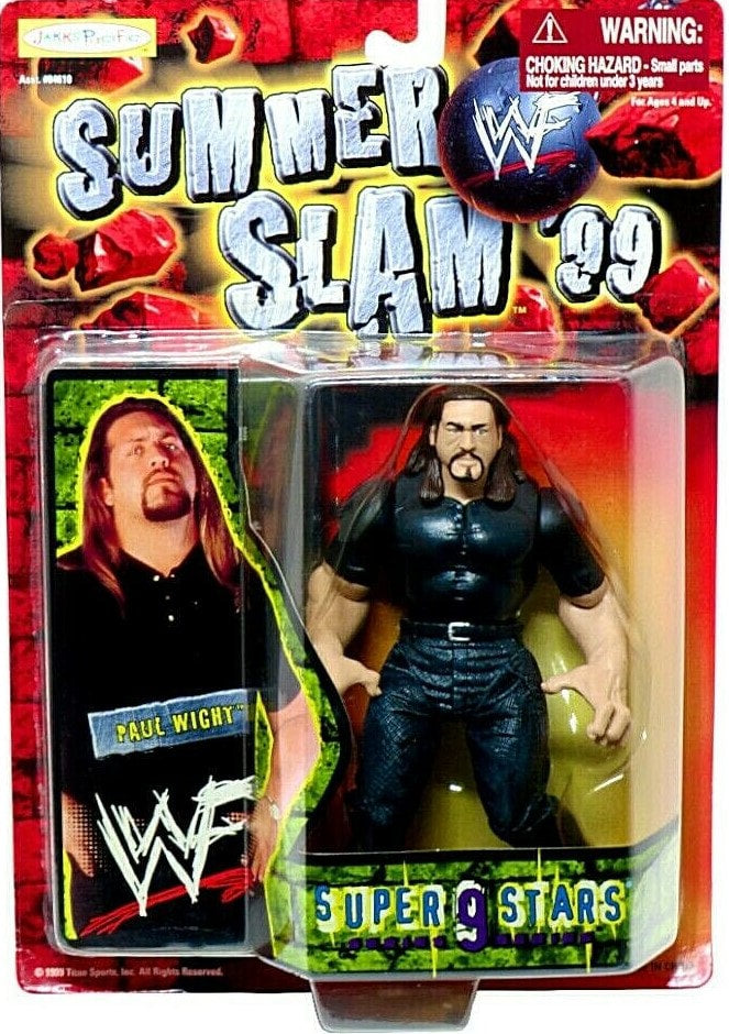 Vintage 1999 WWF Jakks Pacific Superstars Series 9 Paul Wight Action Figure - Collectible Wrestling Toy for Fans & Display