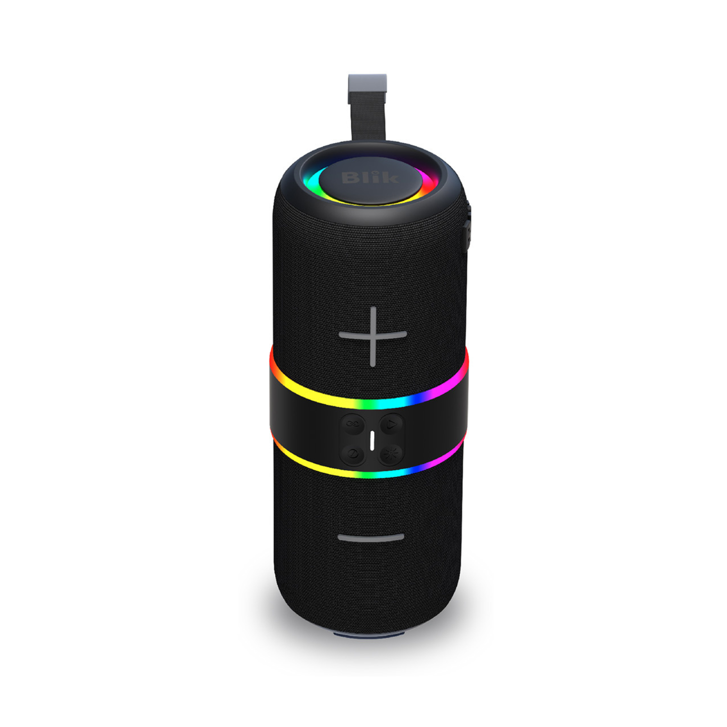 Blik Hype360 Portable Bluetooth Speaker - Wireless Outdoor Speaker with 360° Sound, 20H Playtime, IPX7 Waterproof - Perfect for Beach, Pool, Camping & Travel (Black)