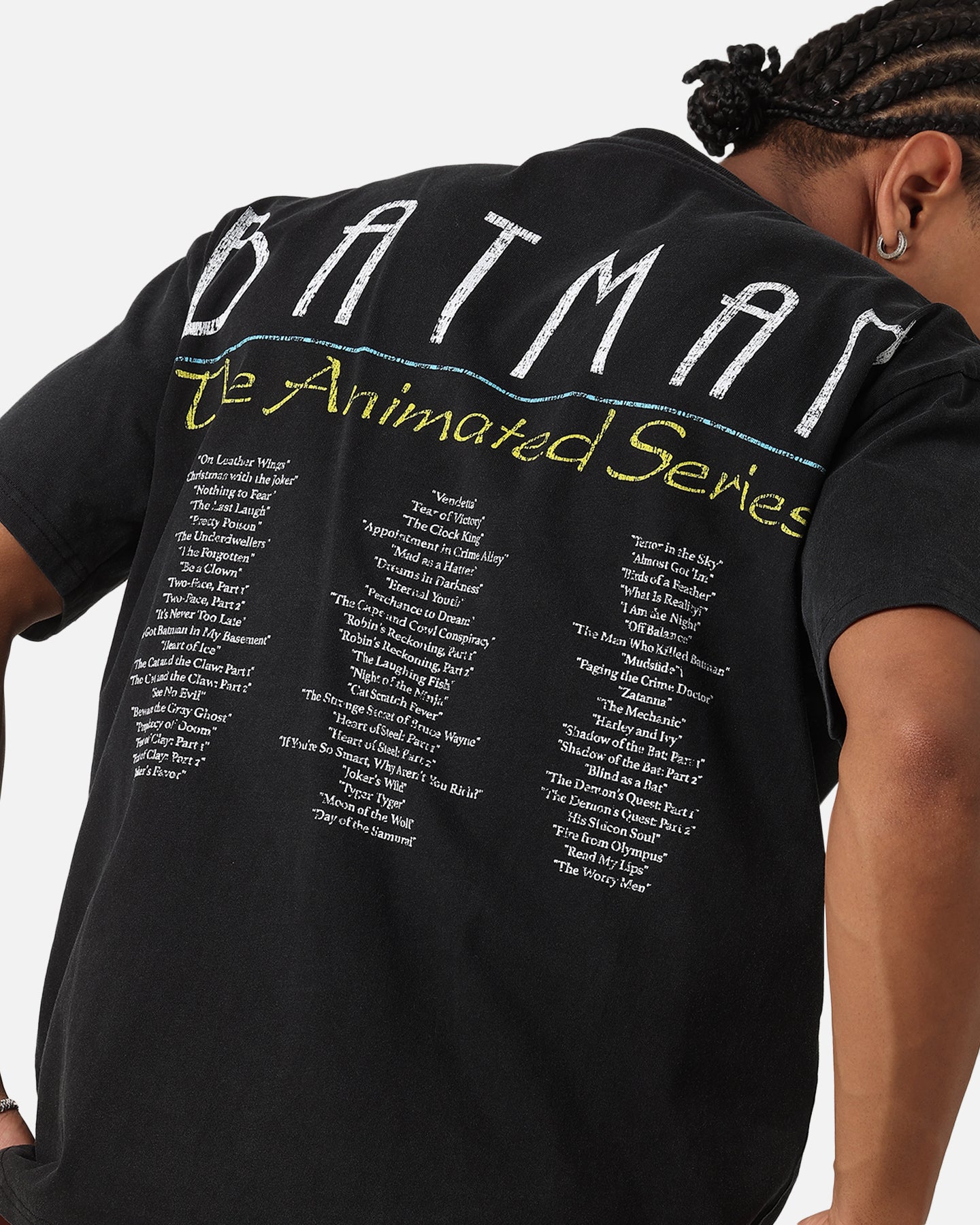 Vintage 1993 Batman Heavy T-Shirt by American Thrift X DC - Black Graphic Tee for Men, Superhero Fan Gift, Casual Wear & Cosplay Costume
