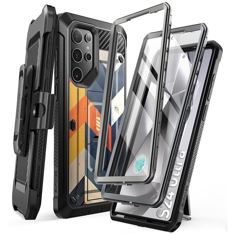 Samsung Galaxy S24 Ultra Case - Unicorn Beetle PRO Heavy Duty Rugged Protective Cover with Chevron Design for Shockproof & Drop Protection - Perfect for Outdoor, Work & Travel