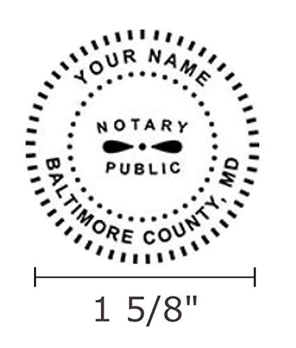 Maryland Notary Public Seal Embosser & Self-Inking Stamp Bundle - Pink (2-Piece Set) | Perfect for Legal Documents, Contracts & Notary Services