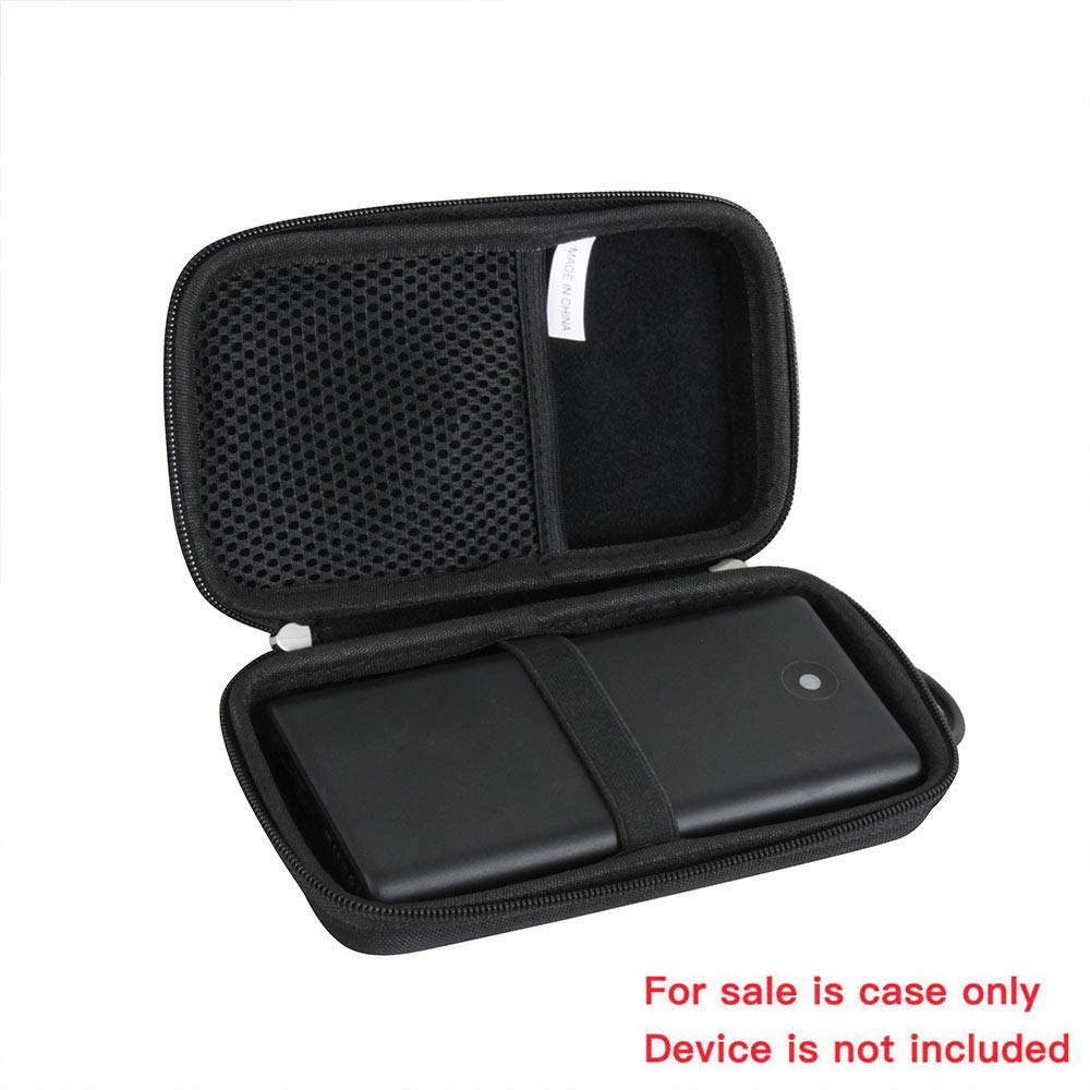 Hermitshell Durable Travel Case for Ekrist & LanLuk 25800mAh Portable Charger Power Bank - Protective Hard Shell Cover for Camping, Travel, and Outdoor Adventures (Black)