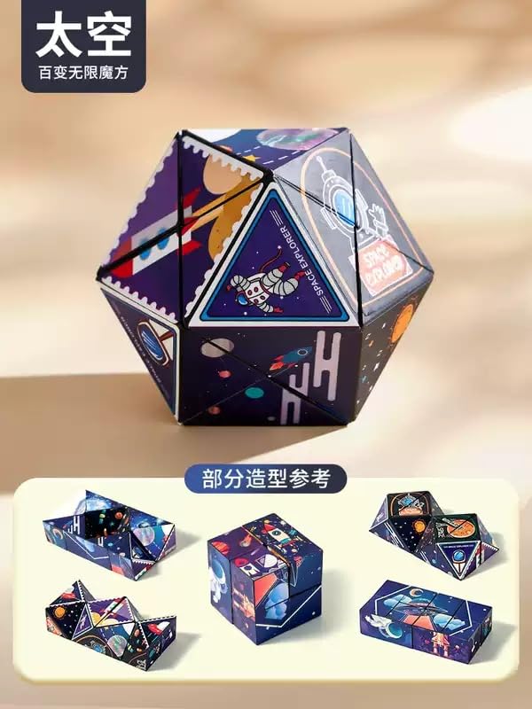 DIY Wooden Puzzle Cube - 3D Brain Teaser & Educational Toy for Kids, Teens & Adults | Perfect for Family Game Night, Classroom Activities & Stress Relief