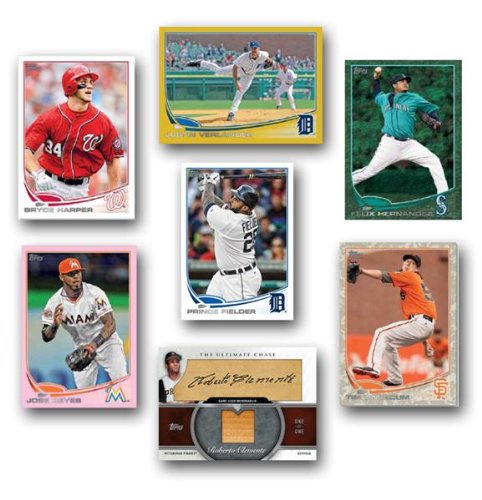 2013 Topps MLB Baseball Cards Value Pack - 18 Cards for Collectors & Trading | Perfect for Sports Fans, Gifts & Memorabilia Collections