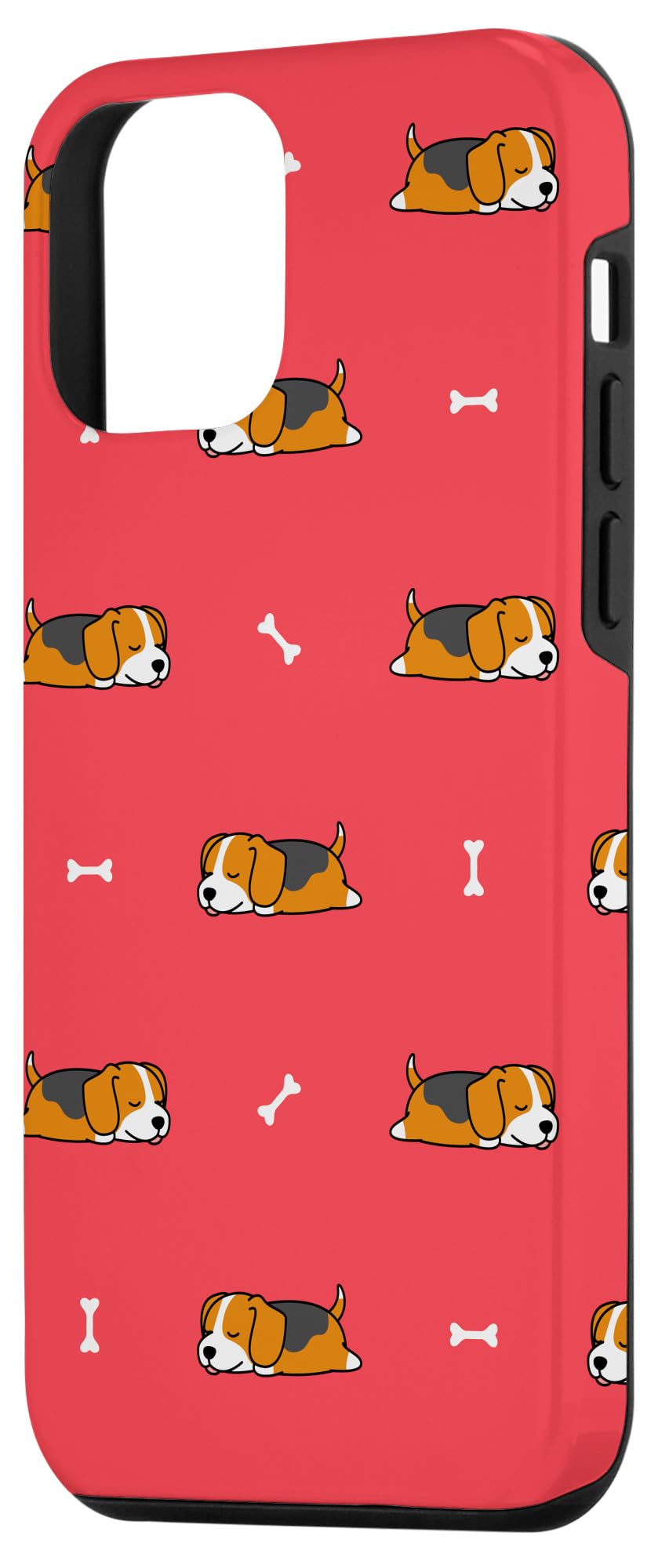 iPhone 12 Mini Beagle Pattern Phone Case - Cute Dog Lover Gift, Protective Cover for iPhone 12 Mini (5.4