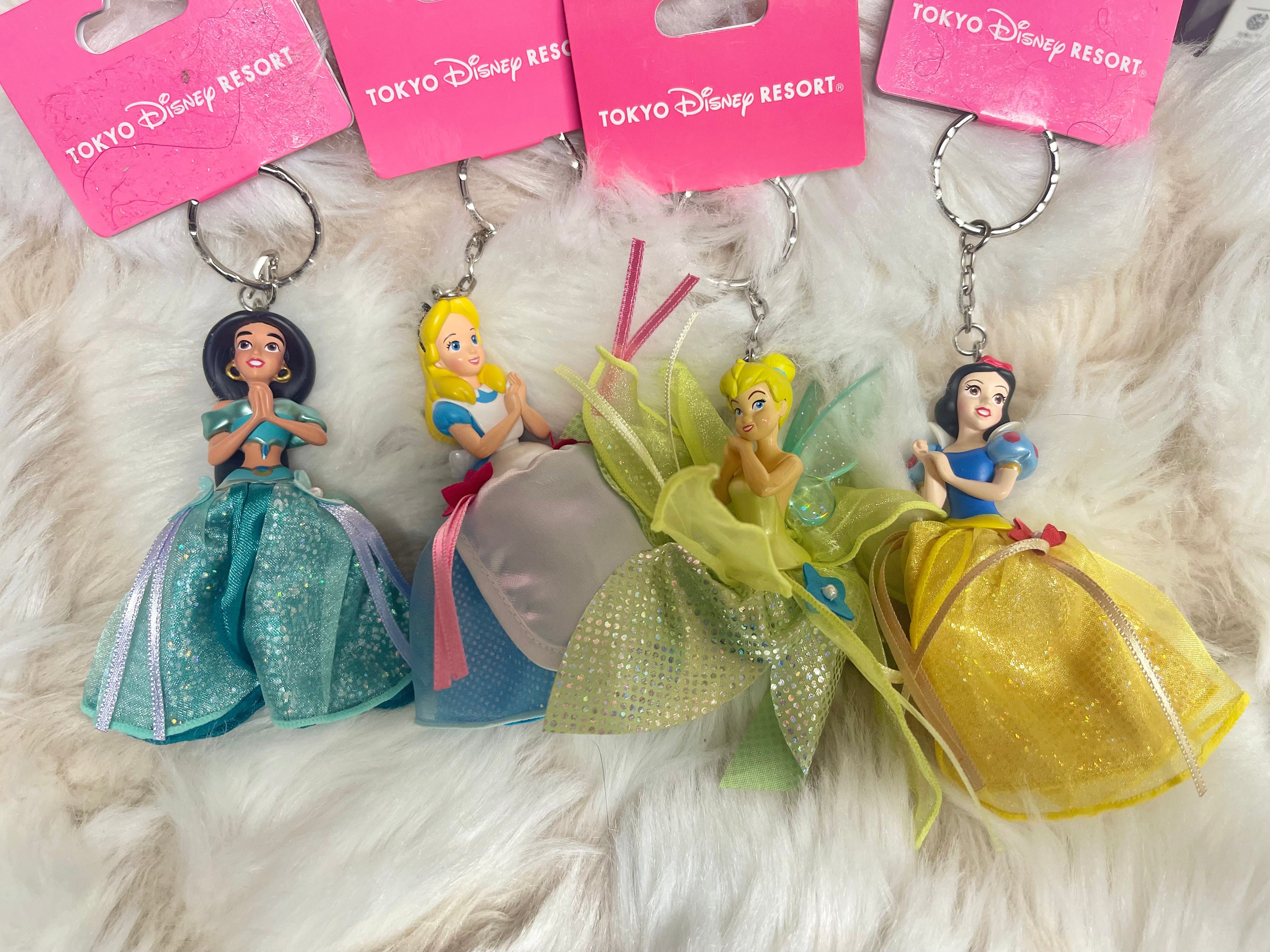 Tokyo Disney Princess Keychain - Cute Anime Character Keyring for Bags, Gifts & Collectibles - Perfect for Disney Fans, Travel Accessories & Souvenirs
