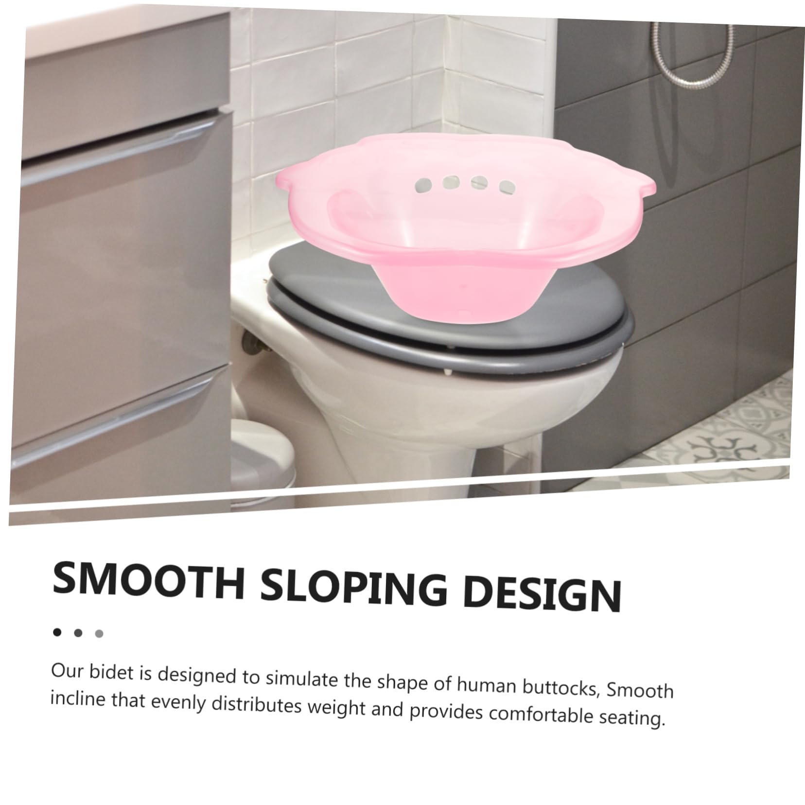 Portable Bidet Toilet Seat - Adjustable Sitz Bath for Postpartum Care, Hemorrhoid Relief & Personal Hygiene | Ideal for Pregnant Women, Elderly & Post-Surgery Patients | Home & Travel Use