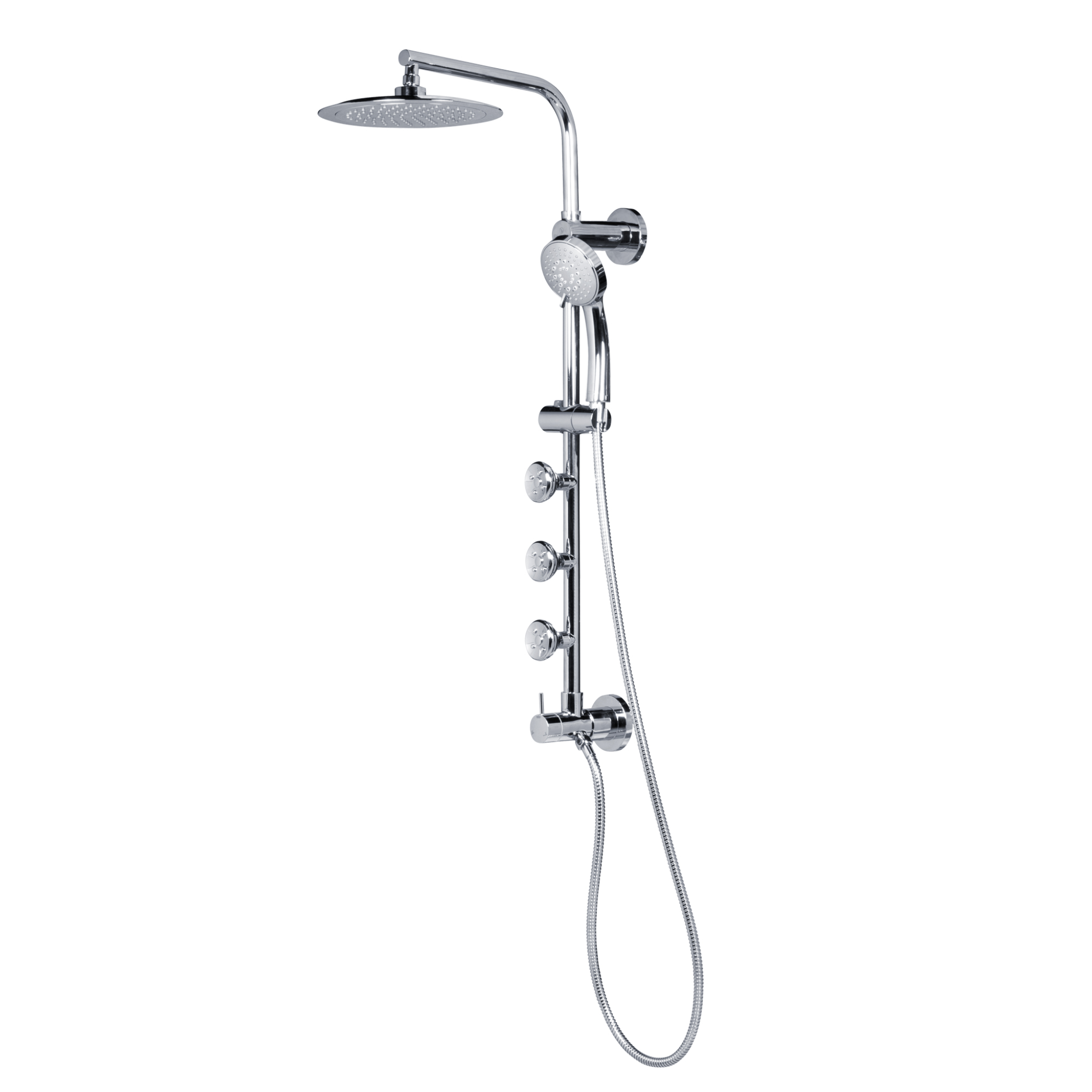 PULSE ShowerSpas Lanai Shower System - Luxury Rainfall Showerhead with Adjustable Settings for Spa-Like Experience | Perfect for Bathroom Renovation & Relaxation