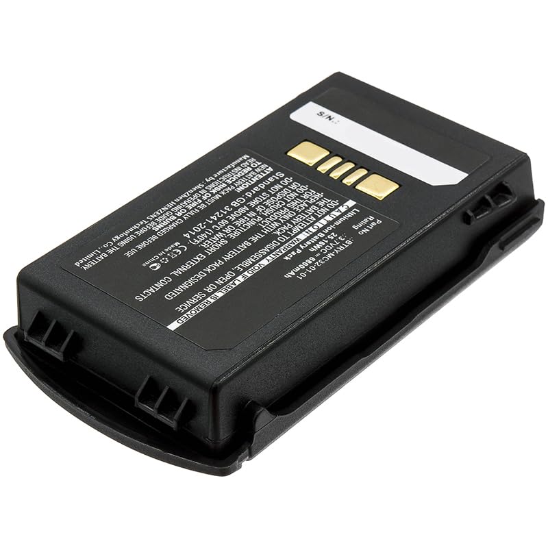 Synergy Digital Barcode Scanner Battery Replacement for Motorola BTRY-MC32-01-01 - 6800mAh Li-ion 3.7V Power Pack - Perfect for MC32 Barcode Scanners in Retail, Warehouse & Inventory Management