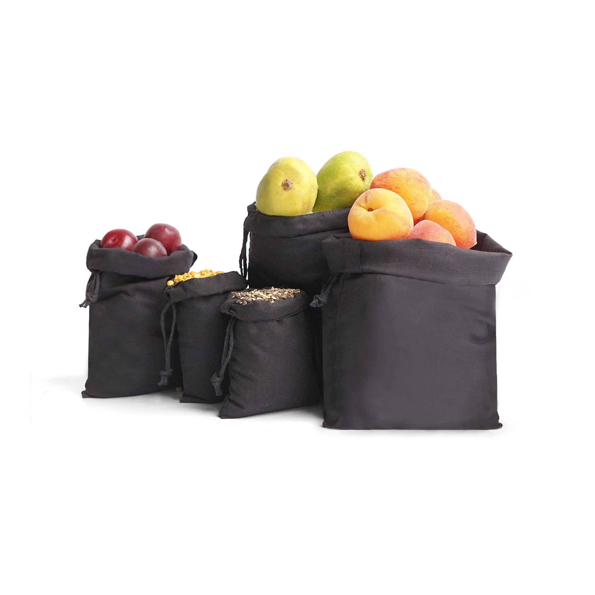 Premium Cotton Muslin Drawstring Bags - 6x10 Inches, Eco-Friendly & Reusable, Pack of 100 - Perfect for Wedding Favors, Party Gifts, Retail Packaging & Bulk Storage