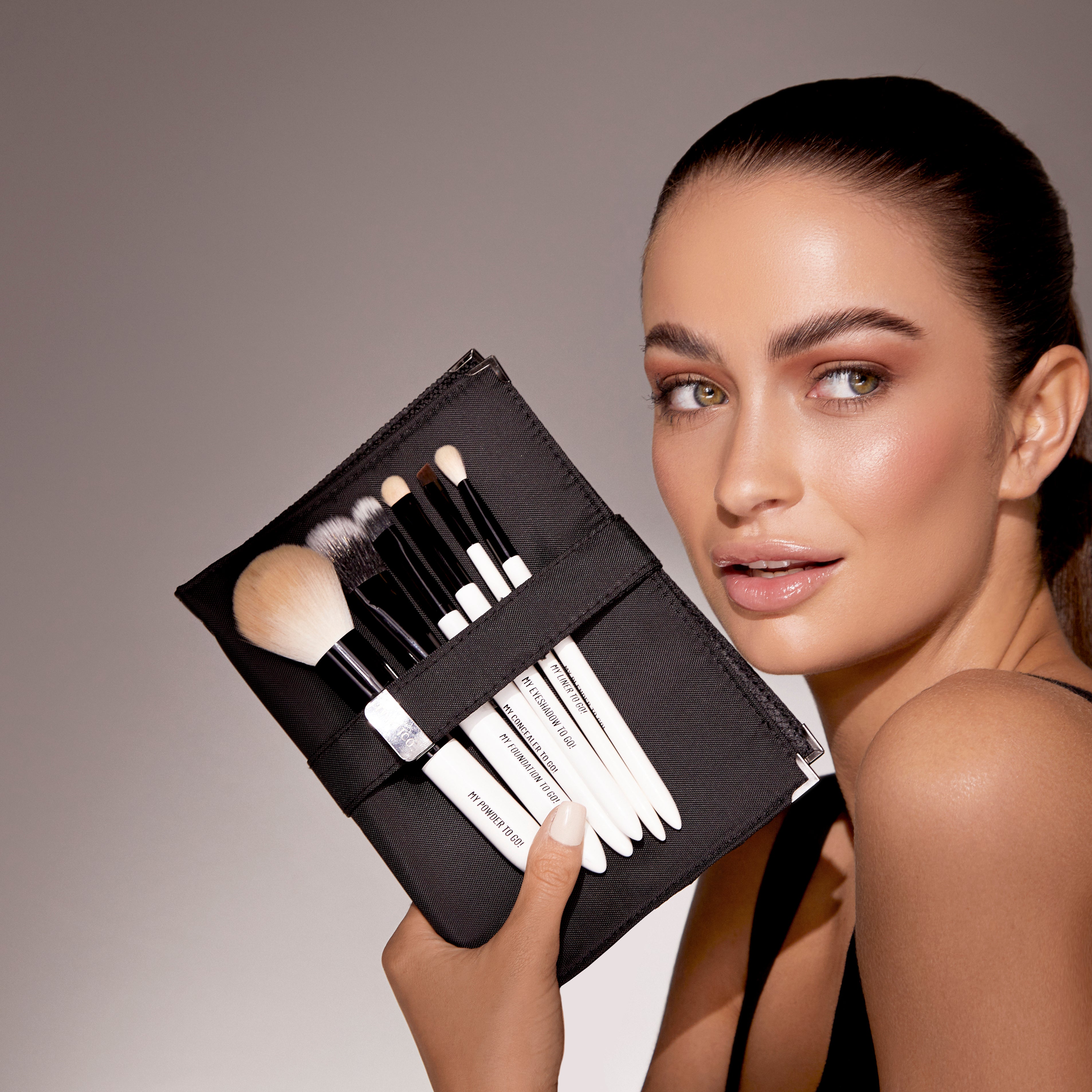 MYKITCO.™ TO GO! BUNDLE - Portable Travel Makeup Kit for Women | Compact Cosmetic Organizer with Essential Beauty Tools | Perfect for On-the-Go, Vacation & Everyday Use
