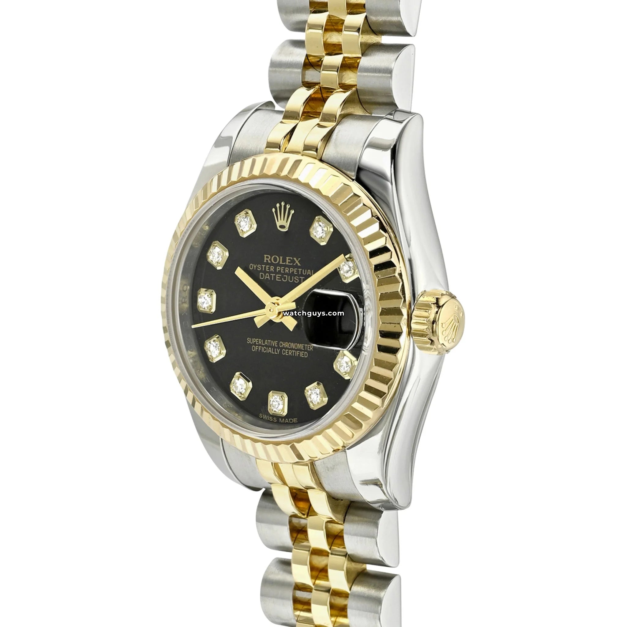 Rolex Datejust 179173 Black Diamond Jubilee Watch - Luxury Swiss Timepiece for Men & Women - Perfect for Business, Formal Events & Special Occasions