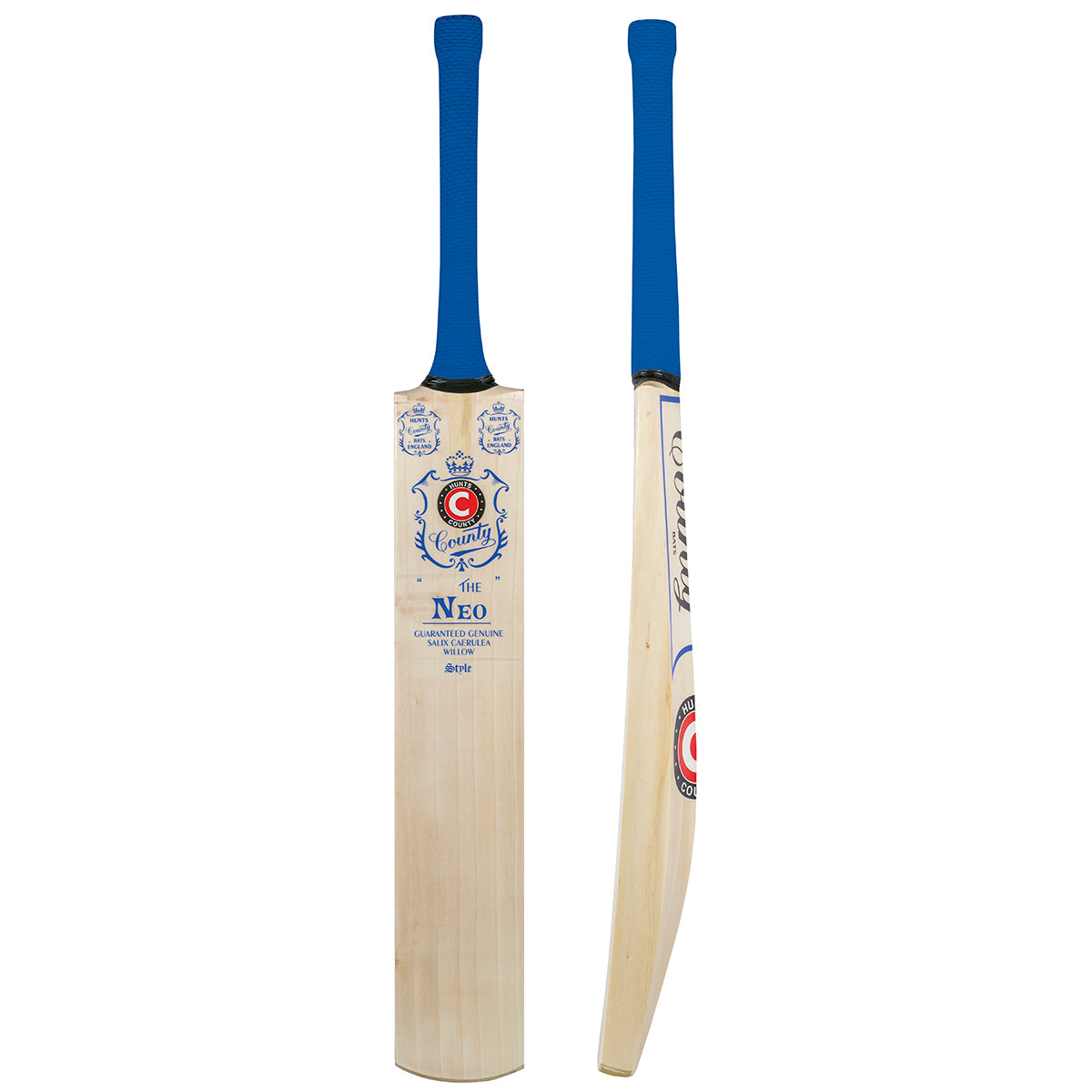 Hunts County Neo Strike Cricket Bat - Premium English Willow Cricket Bat for Professional & Amateur Players - Perfect for Matches, Training & Backyard Practice
