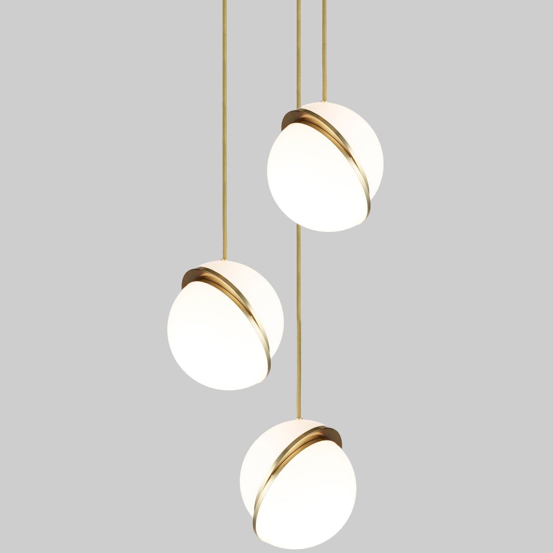 Modern Crescent Moon Pendant Light - Elegant Hanging Chandelier for Bedroom, Living Room & Dining Room - Perfect for Boho, Farmhouse & Minimalist Decor