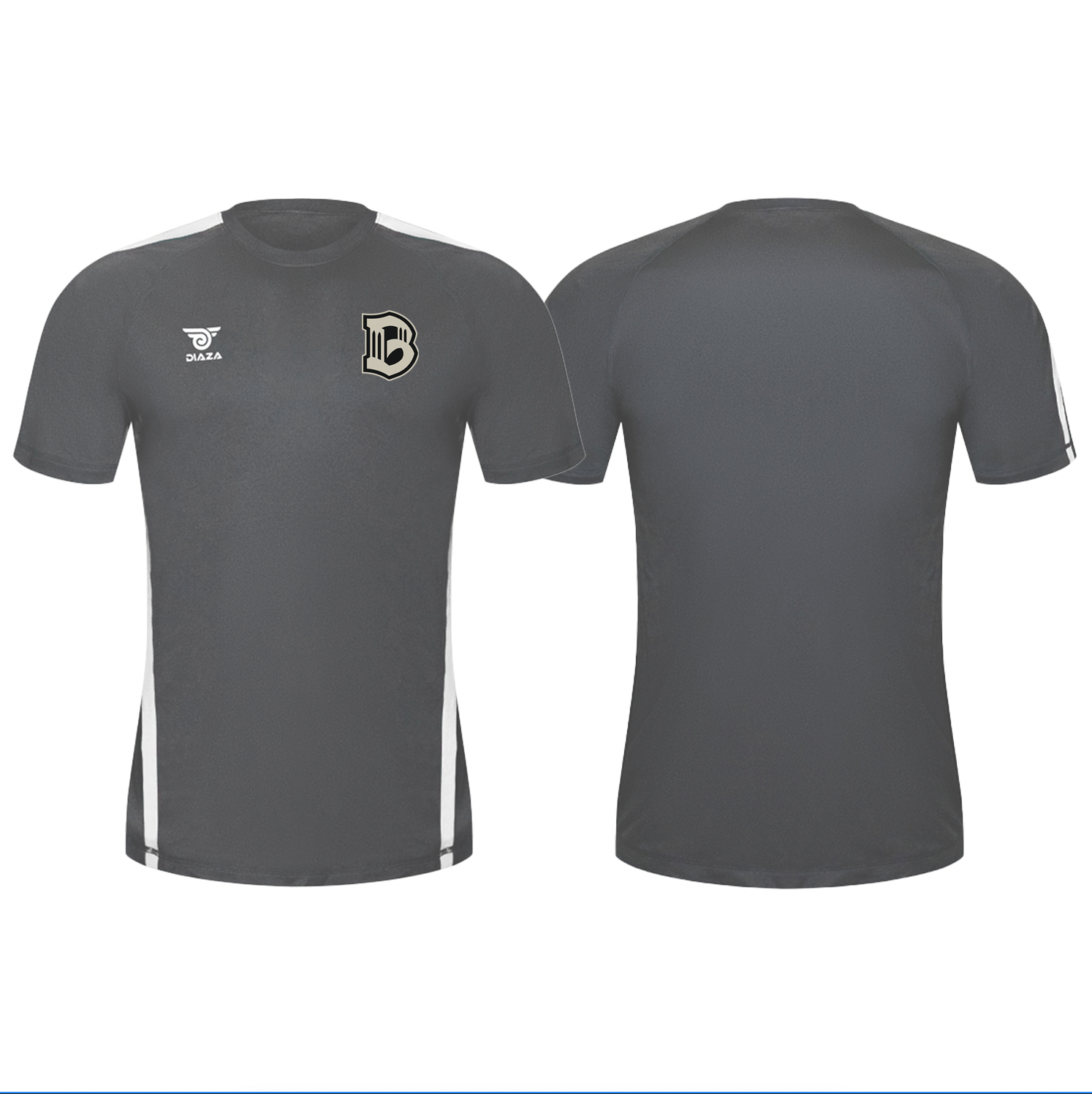 Brooklyn FC City Training Jersey - Grey & White Soccer Shirt for Men - Perfect for Practice, Games & Fan Support