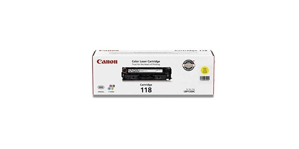 Canon CRG-118Y Yellow Toner Cartridge for imageCLASS MF8350 - High Yield 4000 Pages | Professional Quality | Ideal for Office Printing & Business Documents
