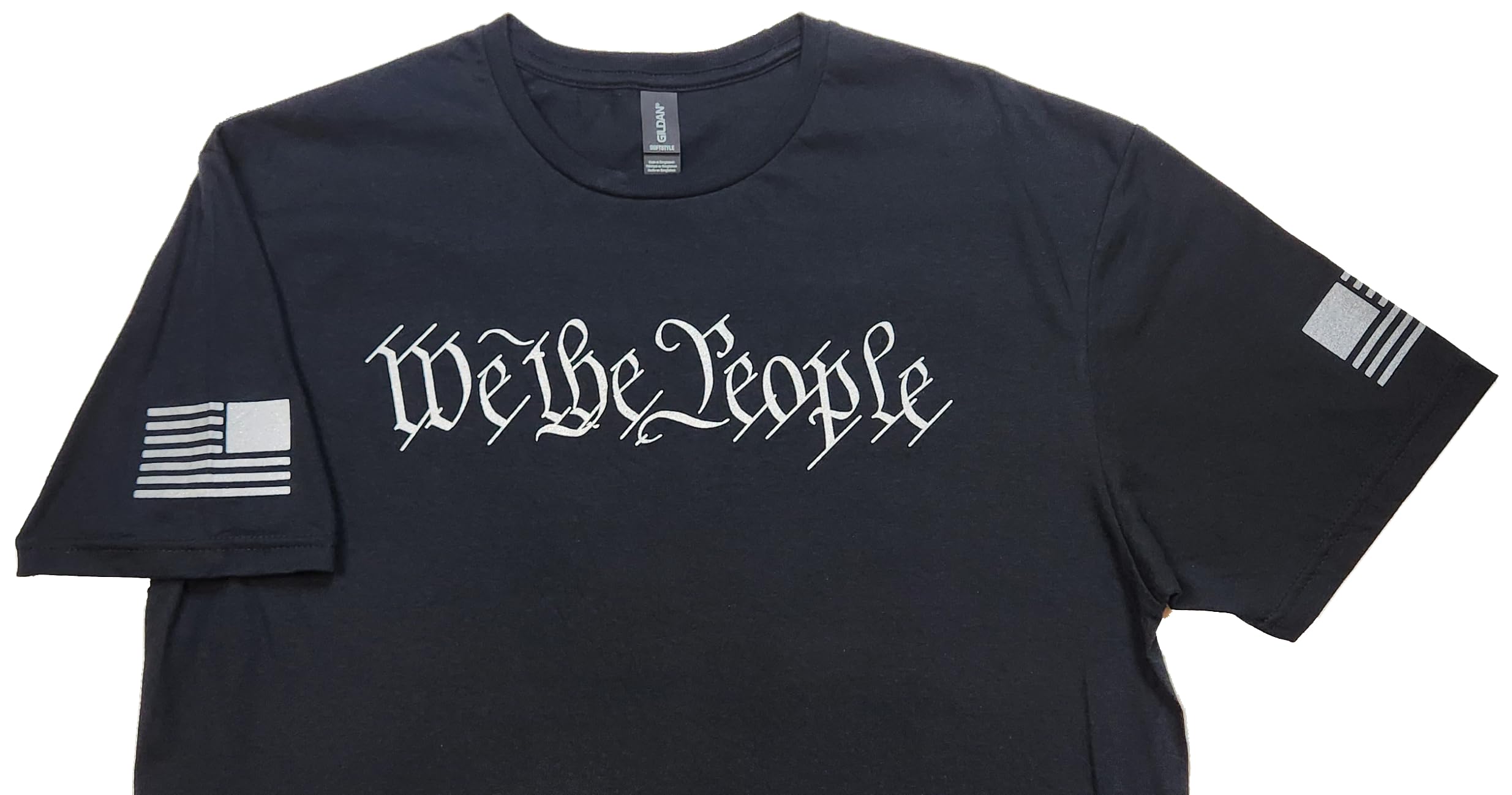 We The People Patriotic T-Shirt - American Flag Graphic Tee for Men & Women - Perfect for 4th of July, Political Rallies & Casual Wear