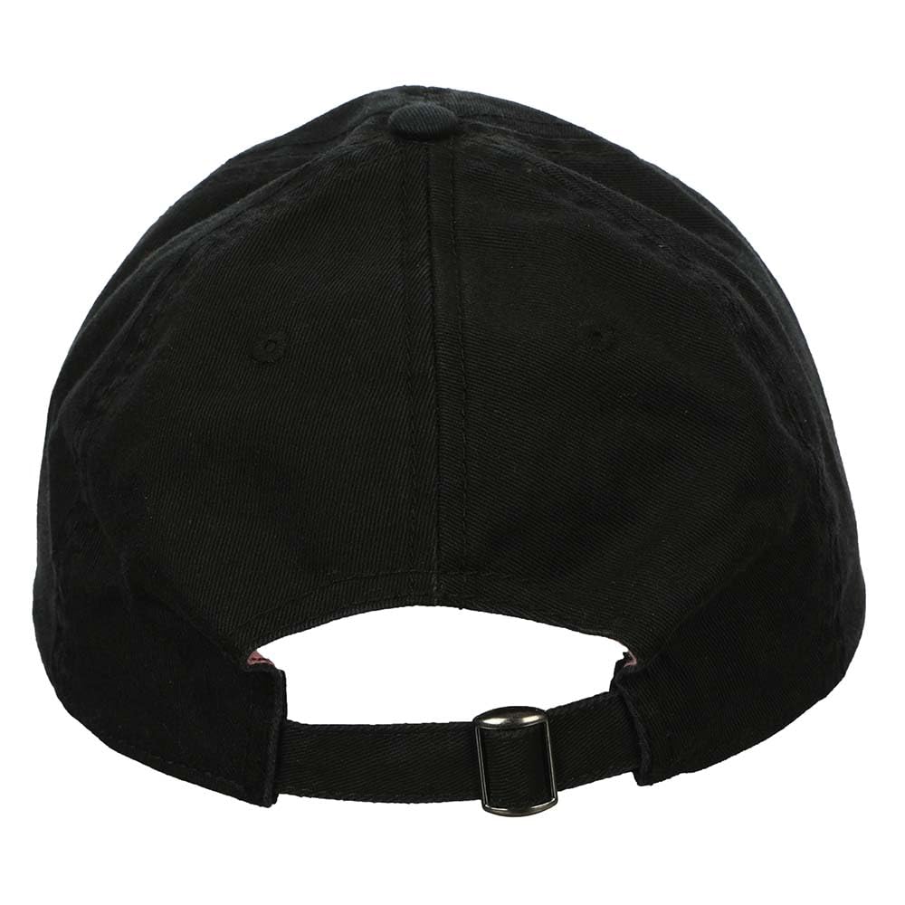 Bioworld Gloomy Bear Cotton Twill Heavy Wash Black Dad Hat - Unisex Adjustable Baseball Cap for Men & Women - Perfect for Casual Wear, Street Fashion, and Gift Giving