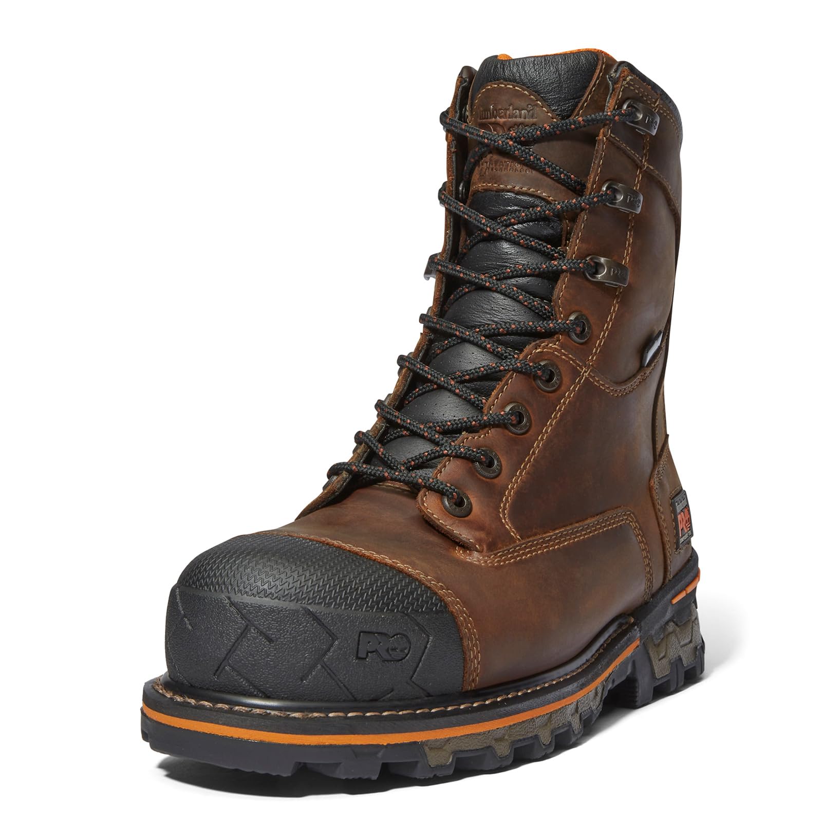 Timberland PRO Men's Boondock Composite Toe Waterproof Work Boots - Durable Industrial Safety Shoes for Construction, Warehouse & Outdoor Work