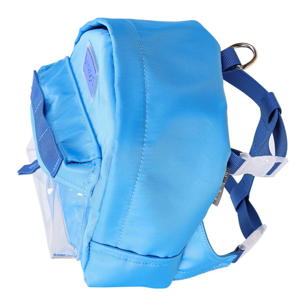 Balacoo Pet Backpack Harness for Cats & Small Dogs - Travel & Hiking Accessories (Blue, M)