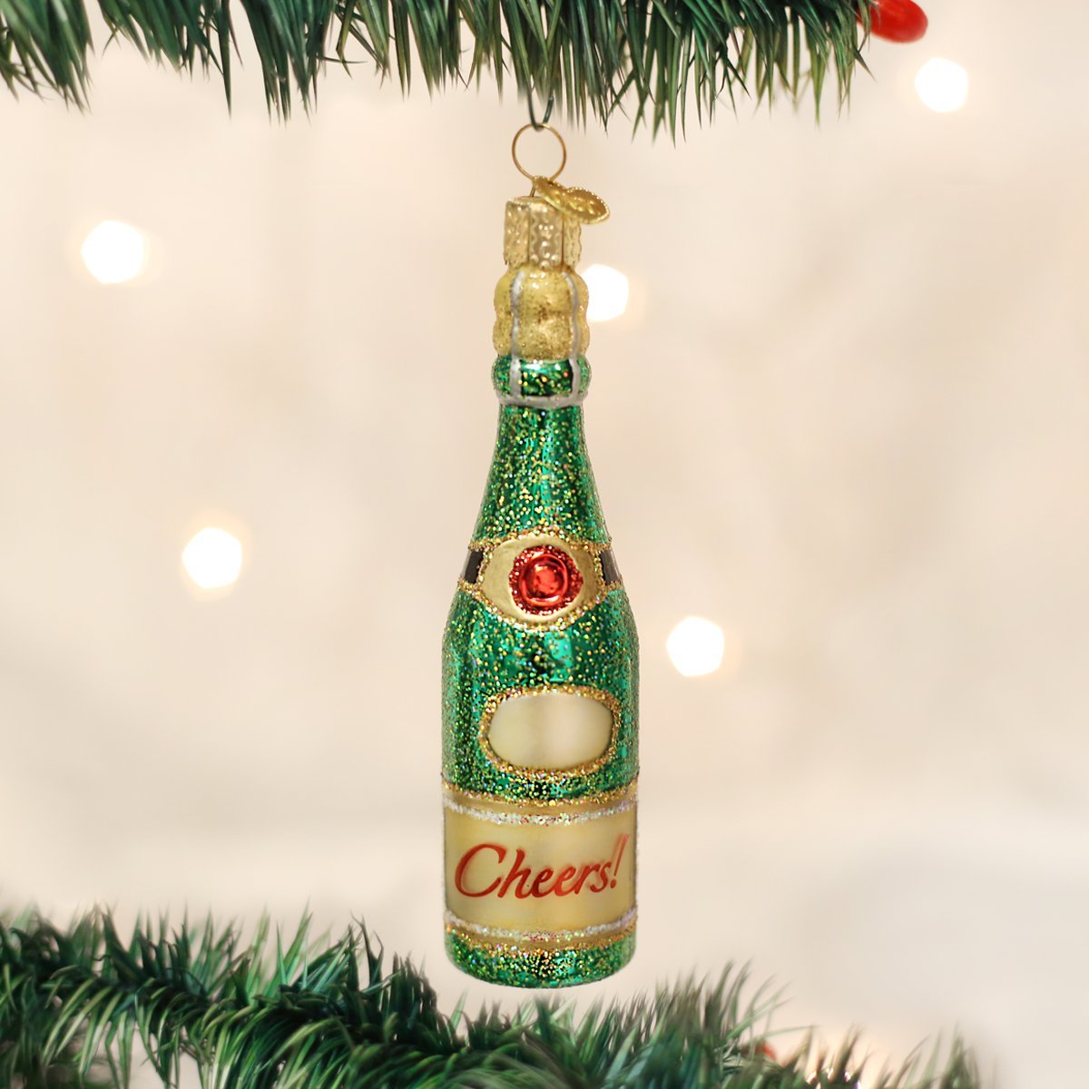 Old World Christmas Adult Beverages Glass Blown Ornaments - Handcrafted Cheers Decor for Holiday Tree | Perfect for Cocktail Parties & Festive Home Decor