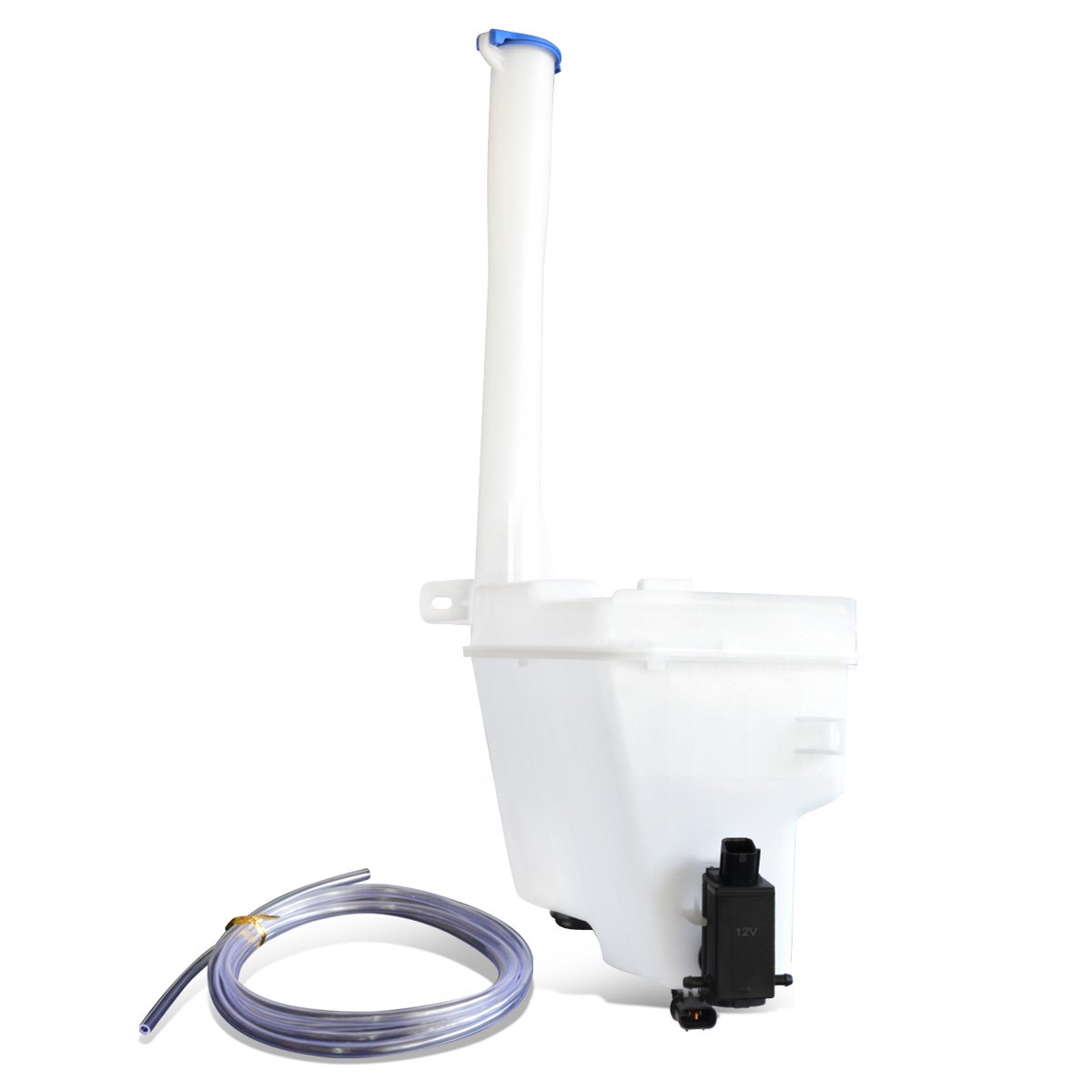 2007-2009 Hyundai Santa Fe Windshield Washer Reservoir Tank with Level Sensor & Pump - OEM Replacement Part for Windshield Cleaning System