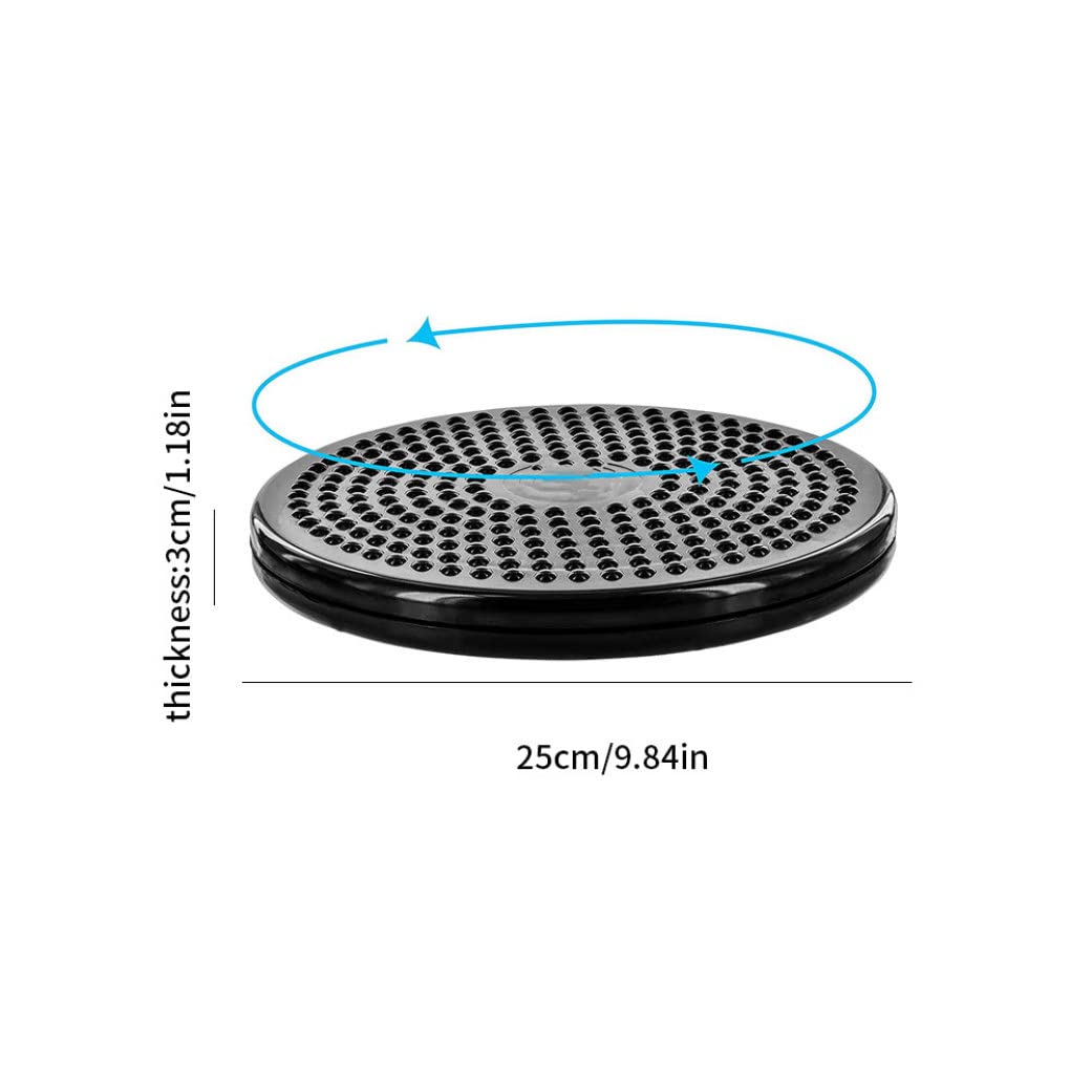 9.6 Inch Non-Slip Wobble Board - Twist Balance Board for Core Workout, Abdominal Strengthening & Waist Slimming - Home Gym Equipment for Men & Women - Perfect for Yoga, Pilates & Physical Therapy Exercises