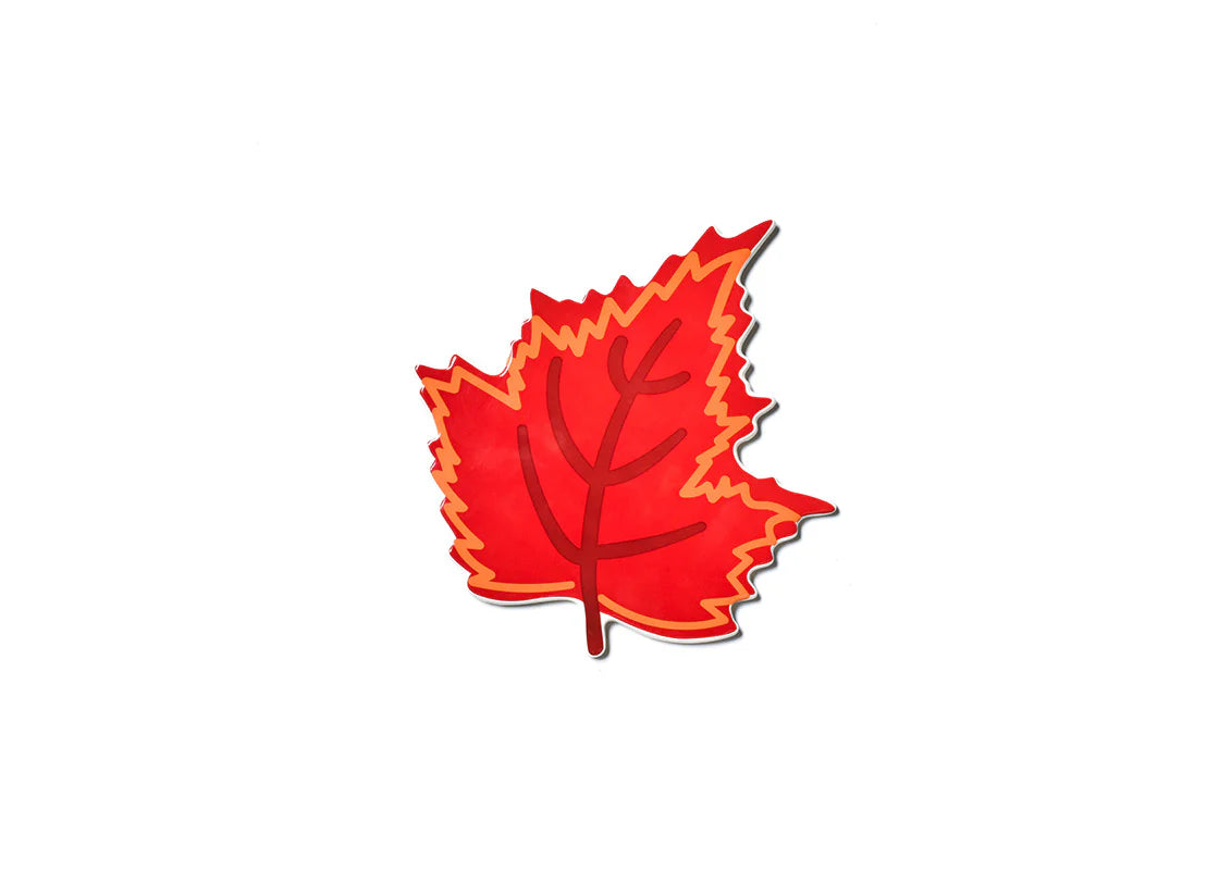 Happy Everything Big Red Fall Leaf Attachment - Decorative Autumn Leaves for Home, Party & Wedding Decorations - Perfect for Seasonal Crafts, DIY Projects & Festive Celebrations