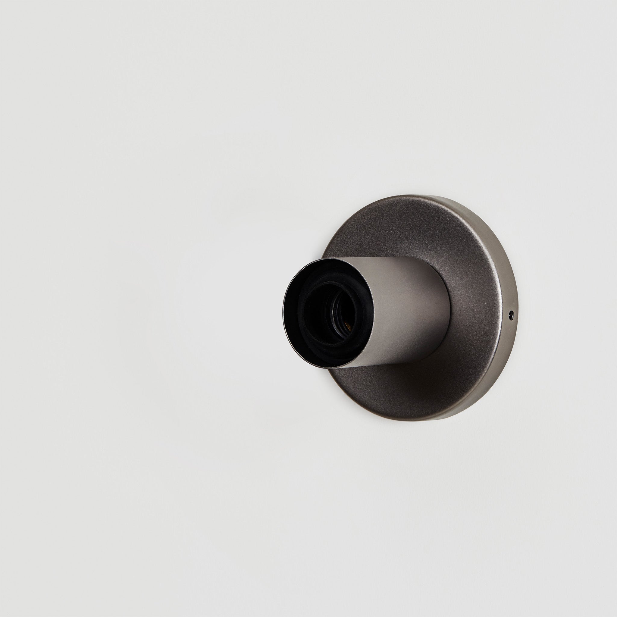 Modern Graphite Lochan Wall Light - Sleek Indoor/Outdoor Sconce for Bedroom, Hallway & Patio Lighting