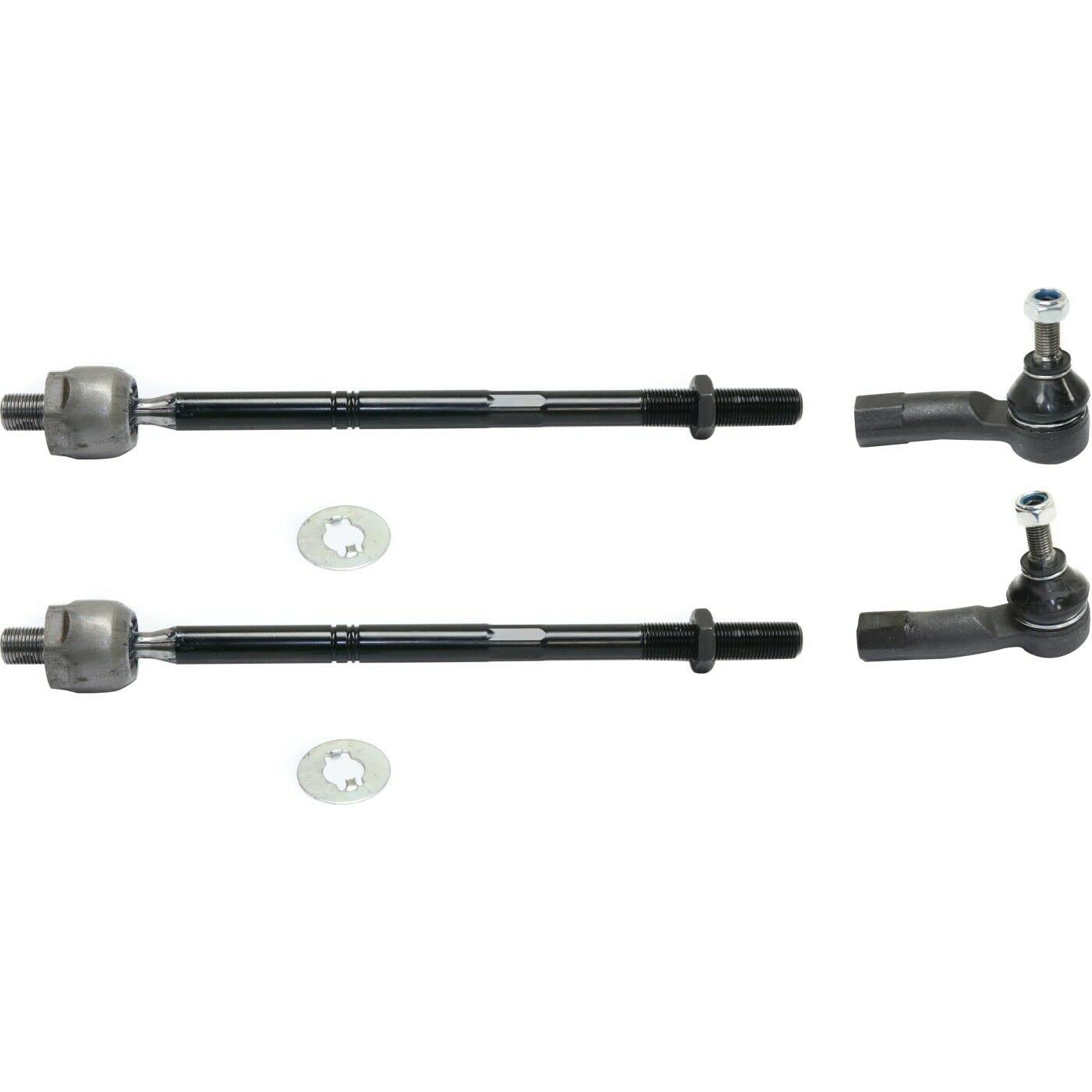 High-Quality Inner & Outer Tie Rods LH & Kit Set of 4 - Compatible with CC 14144680 - Perfect for Smooth Steering & Suspension Repair - Ideal for DIY Mechanics & Professional Auto Shops