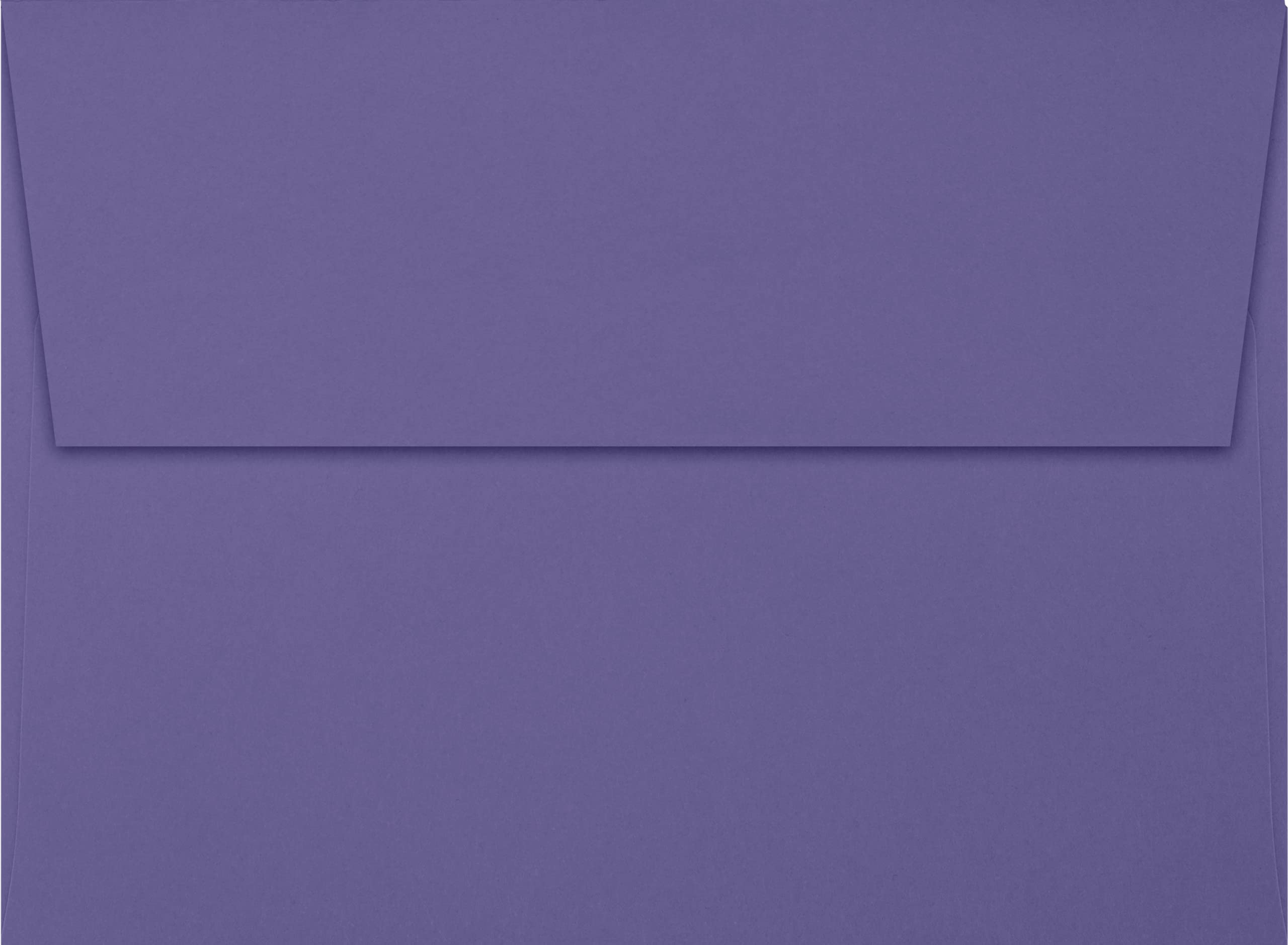 LUXPAPER A7 Invitation Envelopes 5x7 Cards - 80lb Wisteria Purple, Printable Wedding Invitation Envelopes with Peel & Press Seal, 1000 Pack (5.25x7.25 inches) - Perfect for Weddings, Parties, Greeting Cards and Special Events