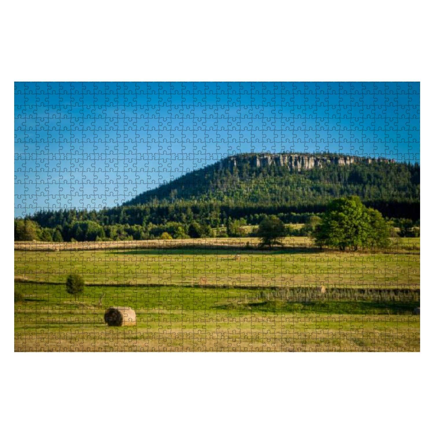 1000-Piece Wooden Jigsaw Puzzle - Serene Table Mountains (Góry Stołowe) Landscape of Poland, Europe | Educational Puzzle Game for Adults & Kids | Stress Relief & Family Fun | Perfect for Home Decor, Classroom Learning & Relaxation Therapy