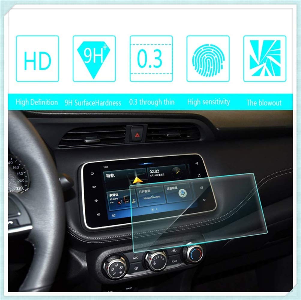 2018 Nissan Kicks Touch Screen Protector - 9H Hardness Anti-Glare & Anti-Scratch GPS Navigation Display Film | Perfect for Road Trips & Daily Commuting