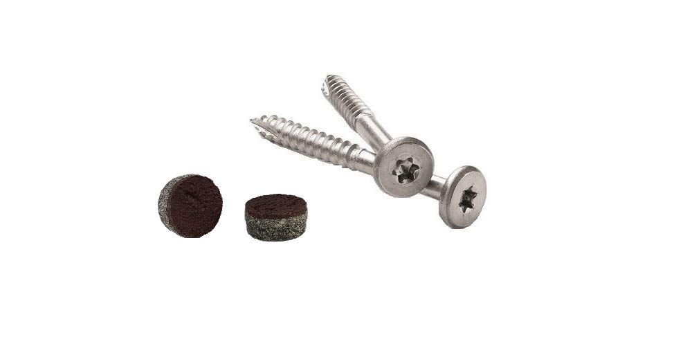 **Trex Madeira Pro Plug System - Fascia Plug & Screw Kit (100-Piece) with Stainless Steel Screws (9 x 1-7/8