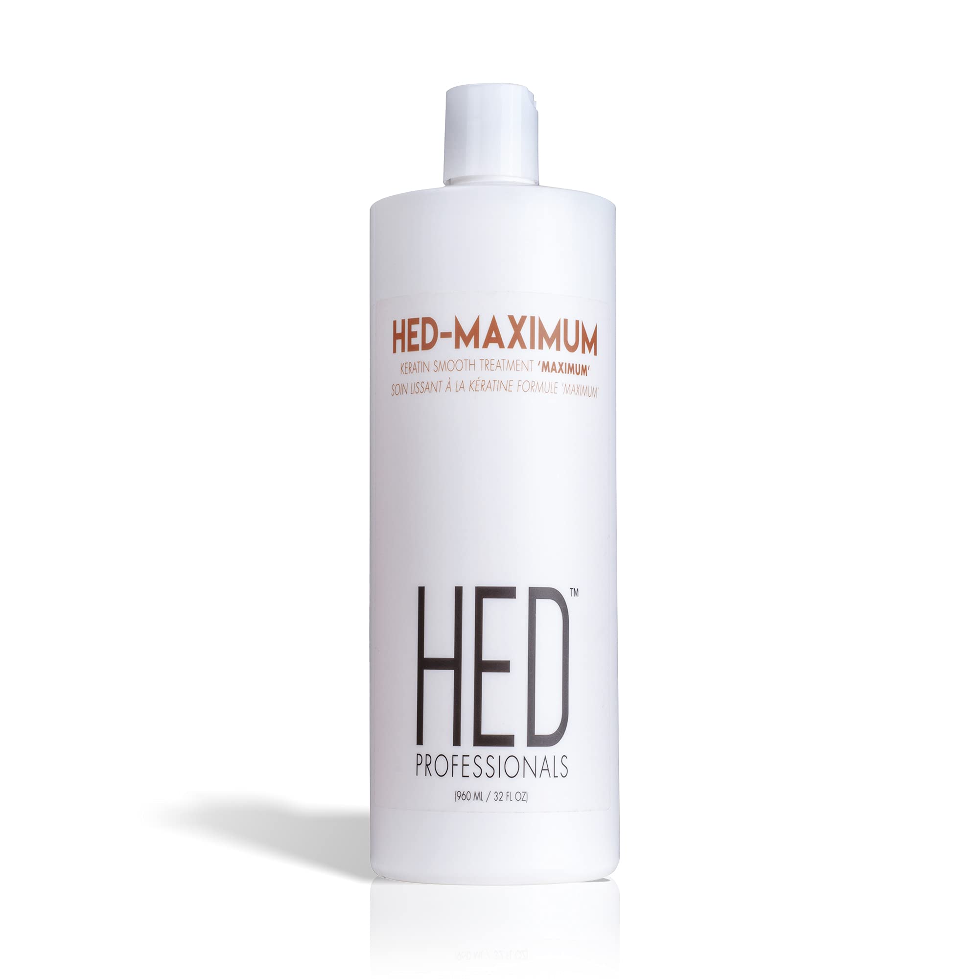 HED Maximum Keratin Smooth Treatment for Hair - Keratin Hair Care Softener, Frizz Control & Shine Enhancer for Silky Smooth, Relaxed Hair - Perfect for Daily Styling & Salon-Quality Results at Home