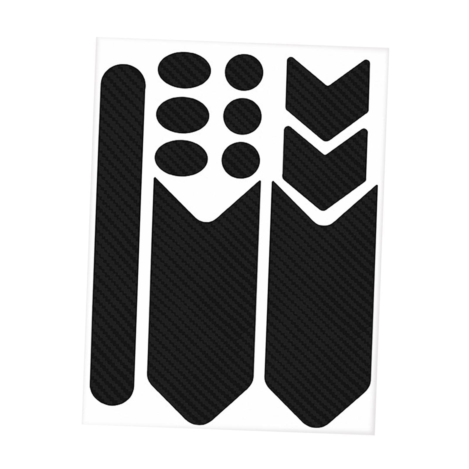 Premium Bike Frame Protector - Anti-Scratch Removable Cover for Mountain Bikes - Carbon Fiber Black - Perfect for Forks & Chainstays