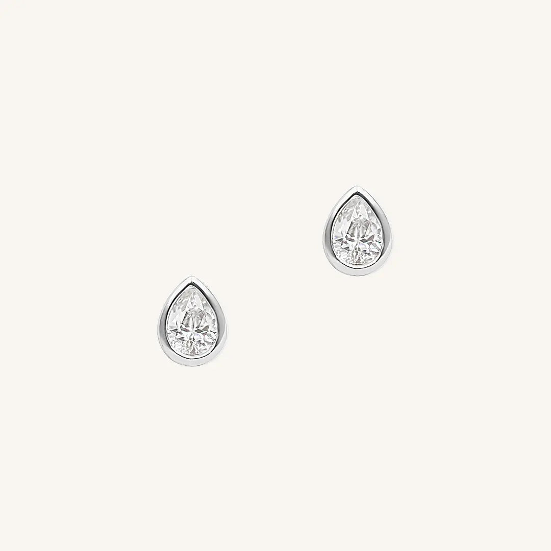 Mia Studs Earrings for Women - Hypoallergenic Cubic Zirconia Earrings - Perfect for Parties, Weddings & Everyday Wear